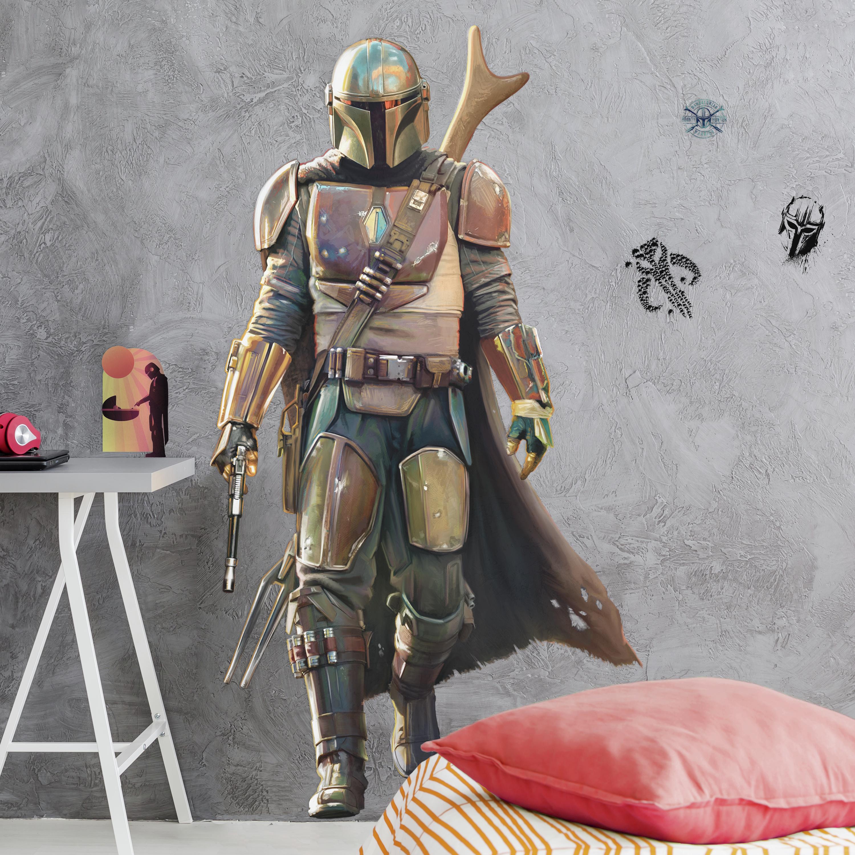 Sticker mural XL The Mandalorian