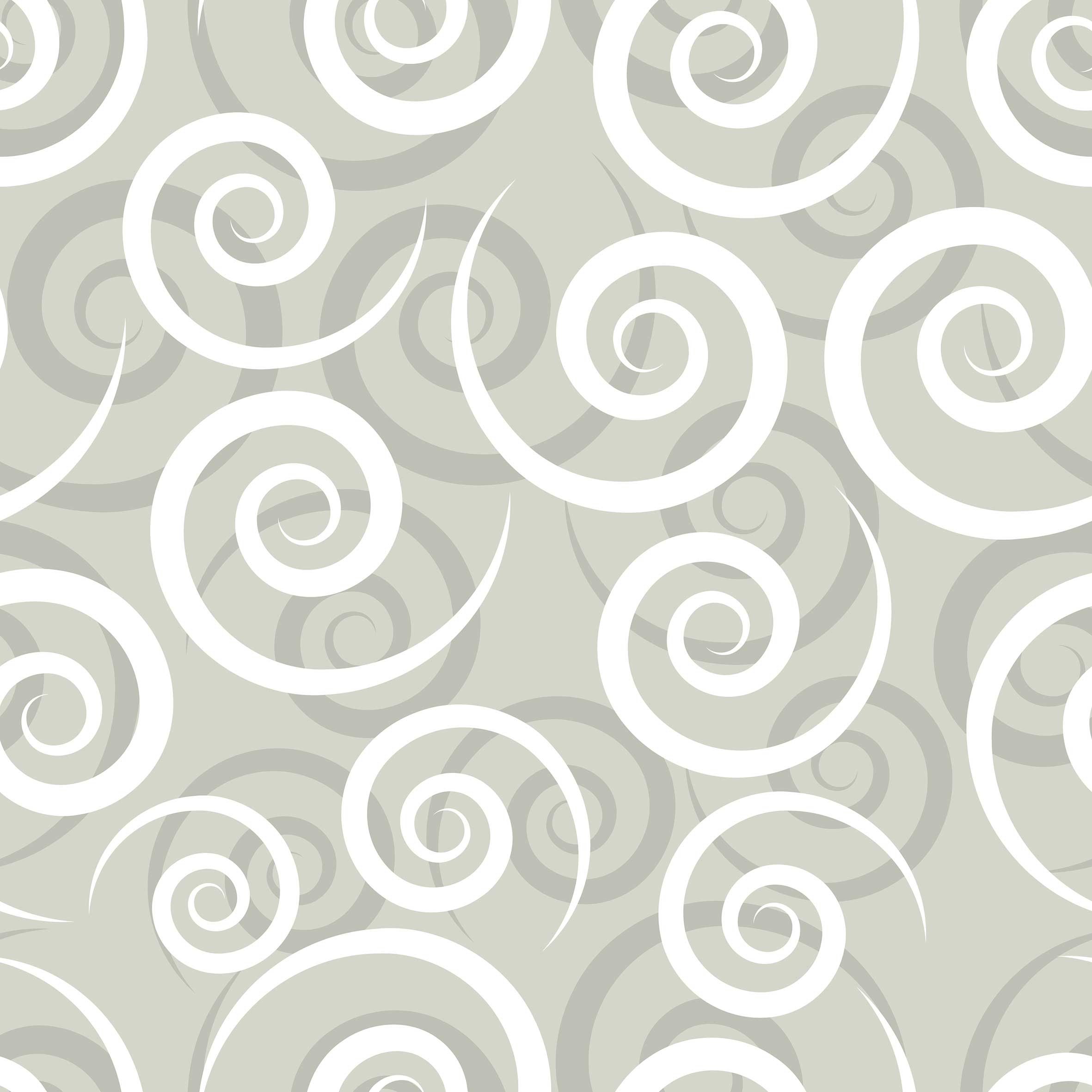 Stickers muraux 3D Grey Swirl - mousse - Image 3