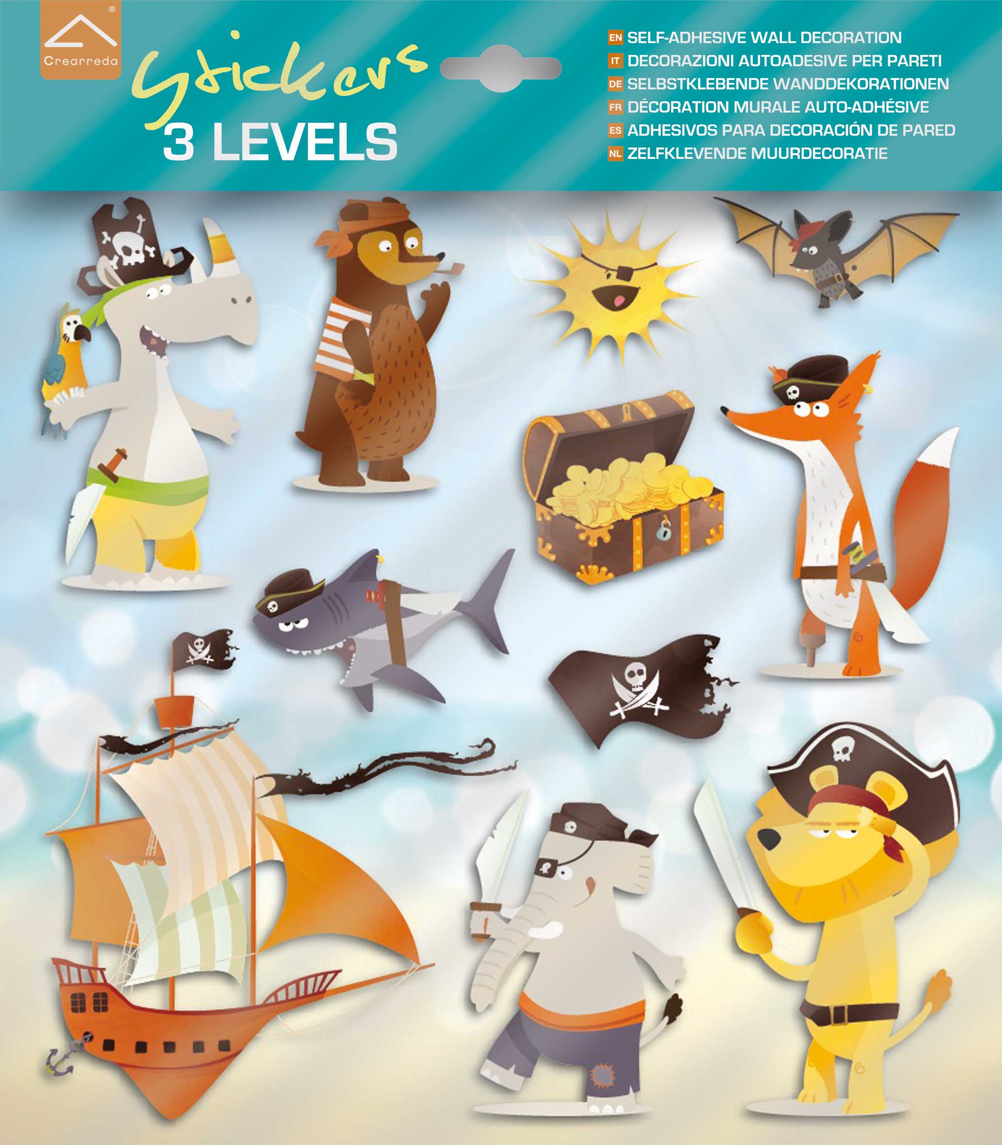 Stickers muraux 3D Pirates - Image 3