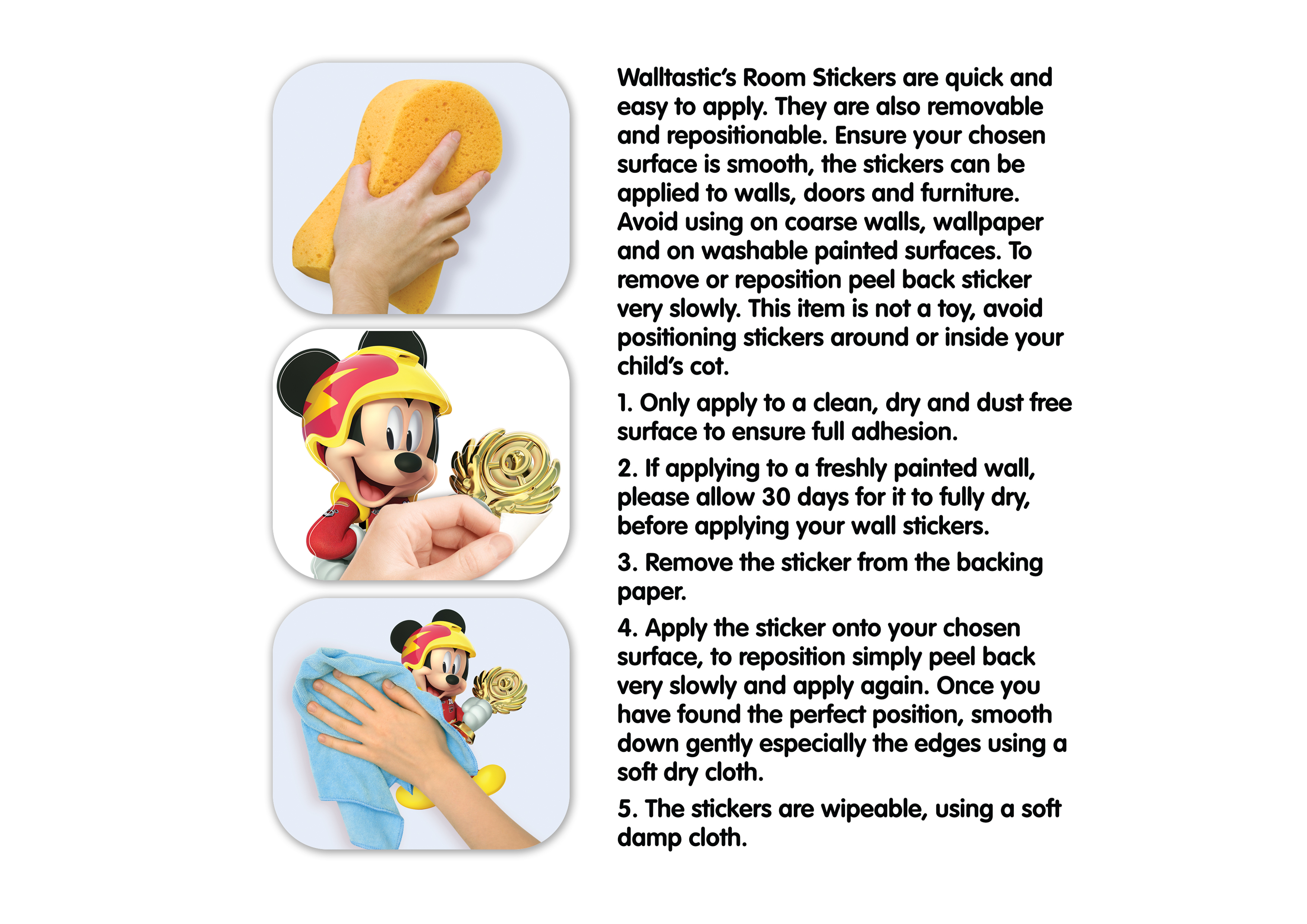 Stickers muraux Disney Mickey Mouse - Image 3