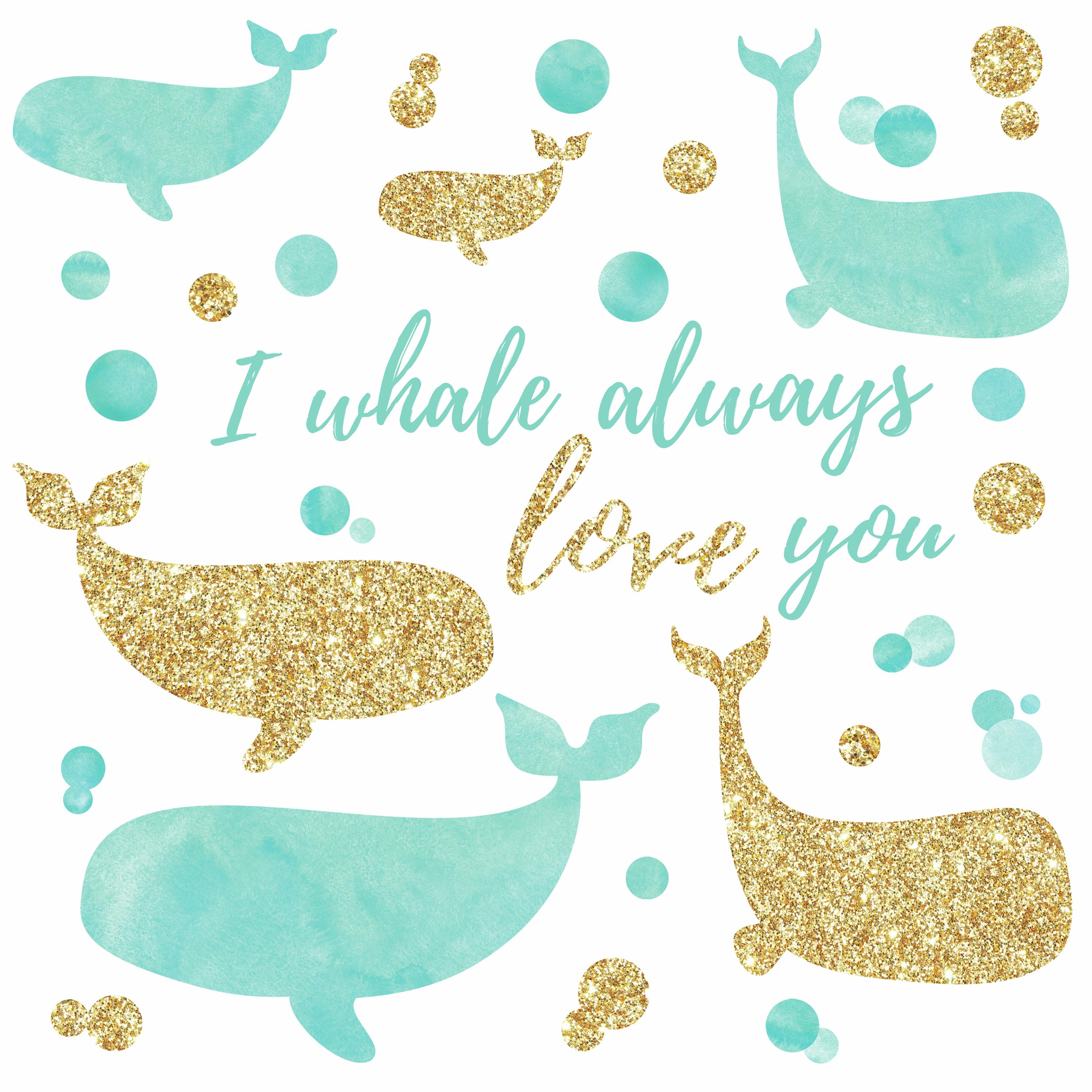 Stickers muraux I Whale always love you - Image 3