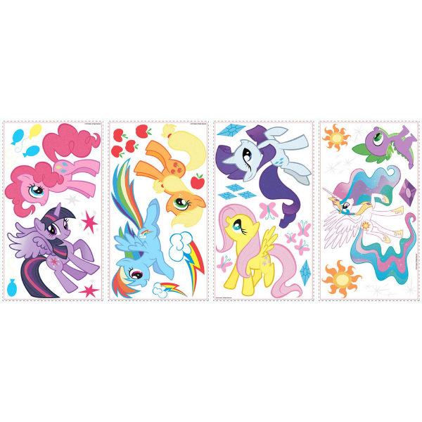 Stickers muraux My Little Pony - avec paillettes - Image 4