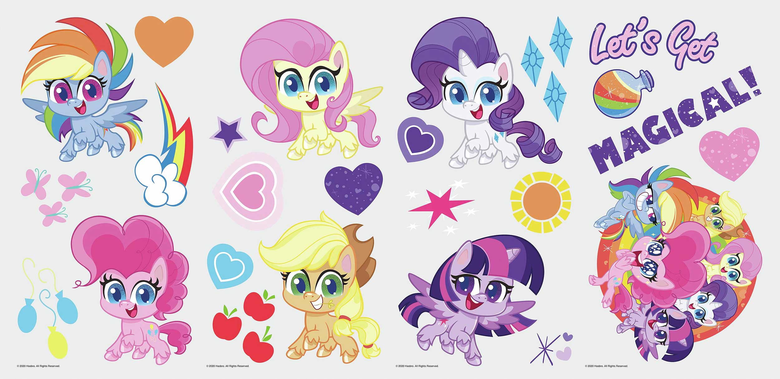 Stickers muraux My Little Pony - Let's Get Magical - Image 2