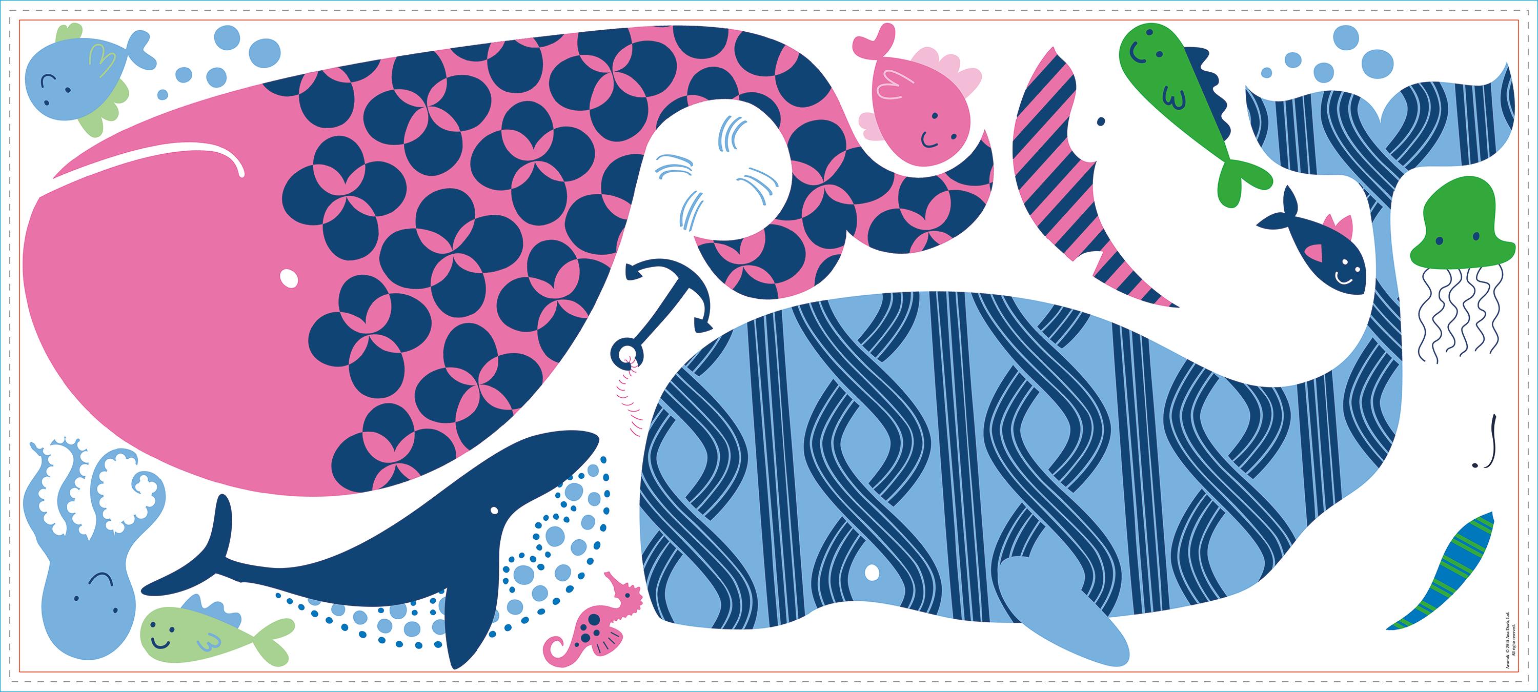Stickers muraux Sea Whales - Image 2