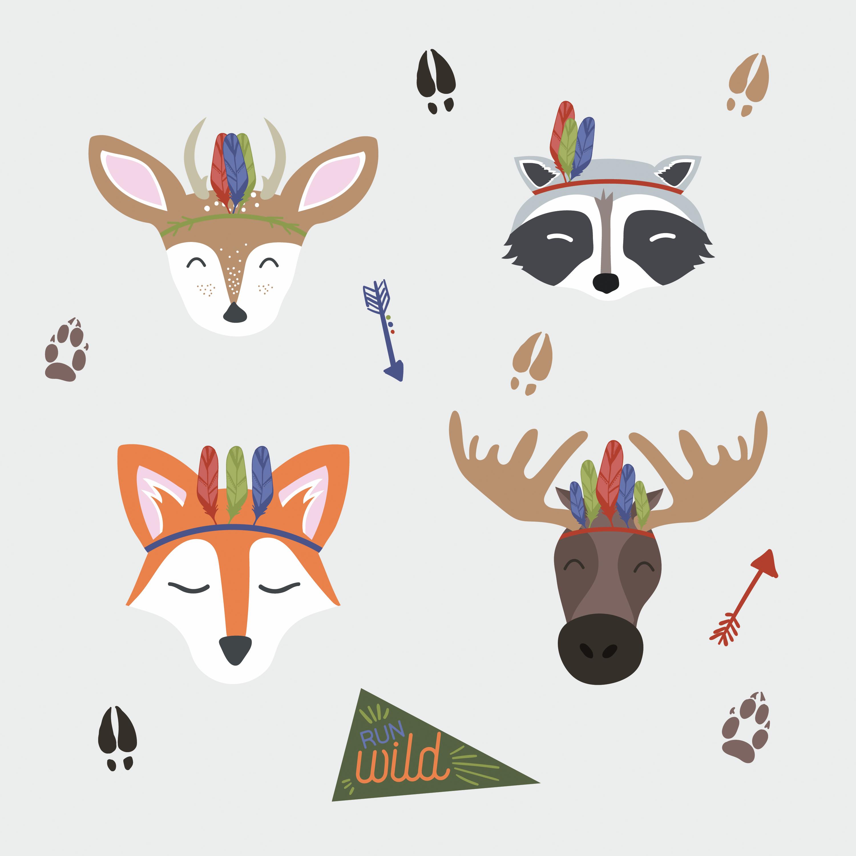 Stickers muraux Sleepy Woodland Animals - Image 2