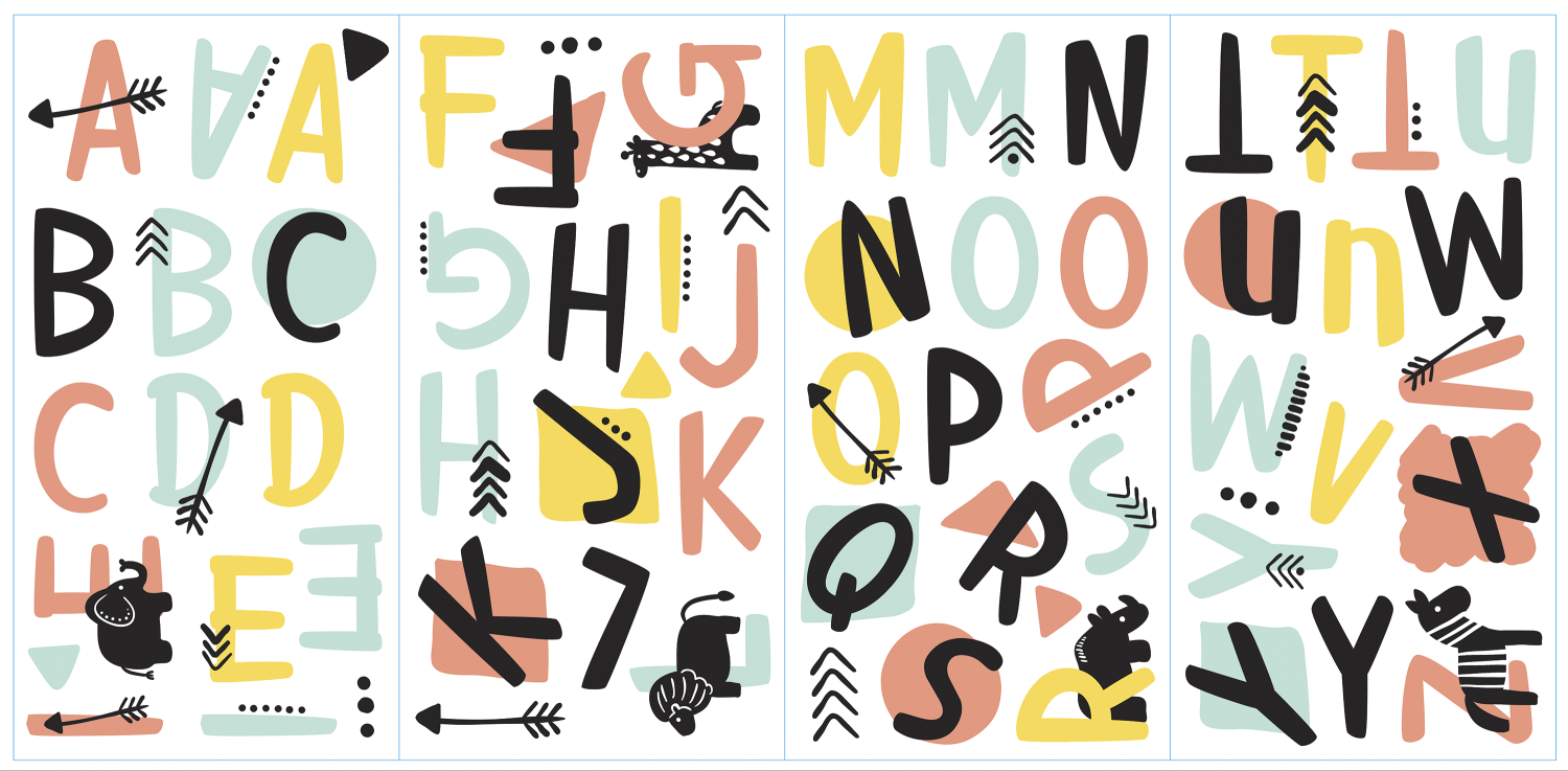 Stickers muraux Tribal Alphabet - Image 3