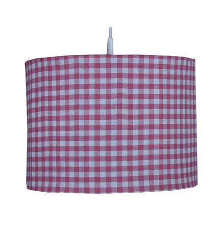 Suspension à carreaux roses