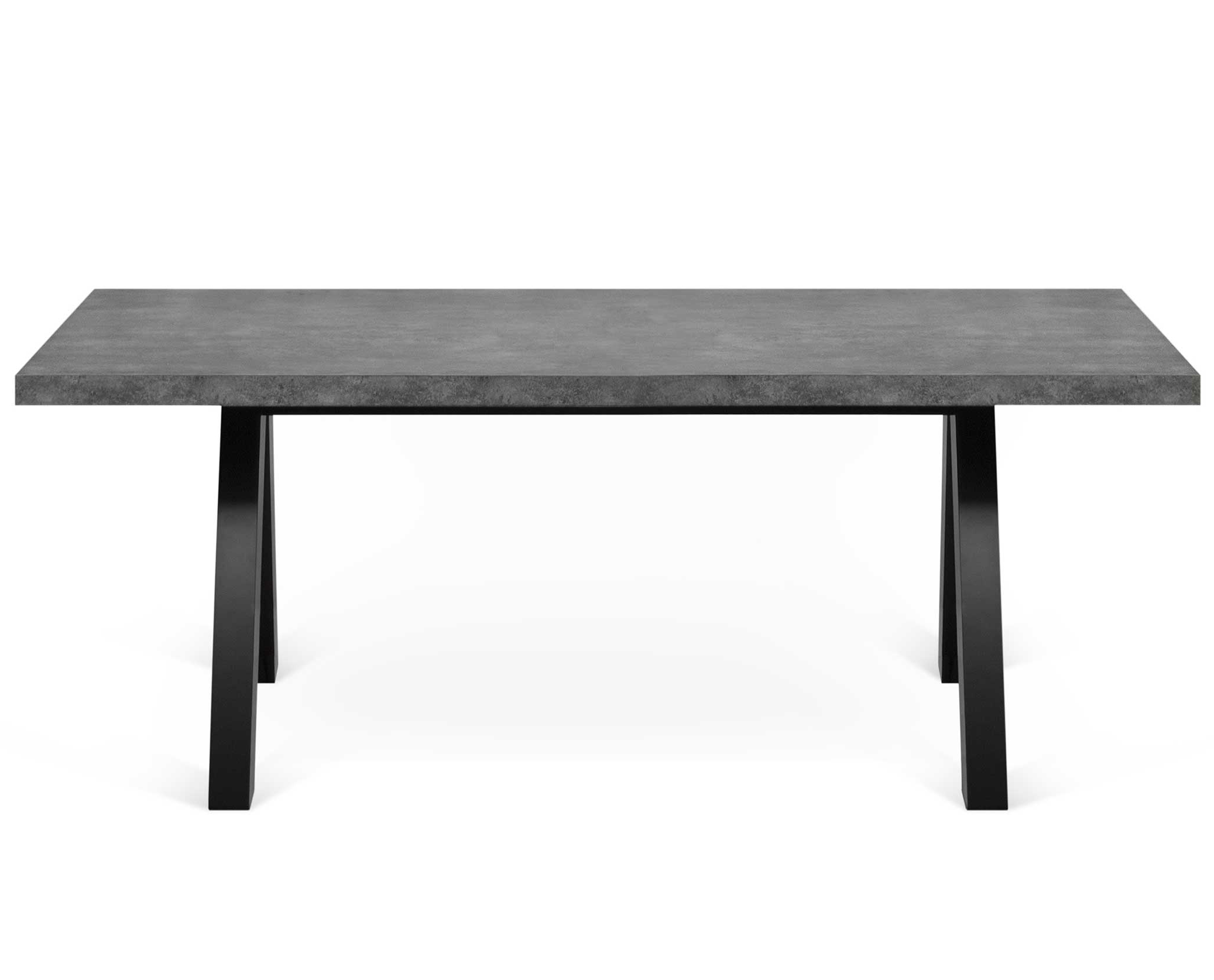 Table à manger Alex 200x100cm - aspect béton - Image 4