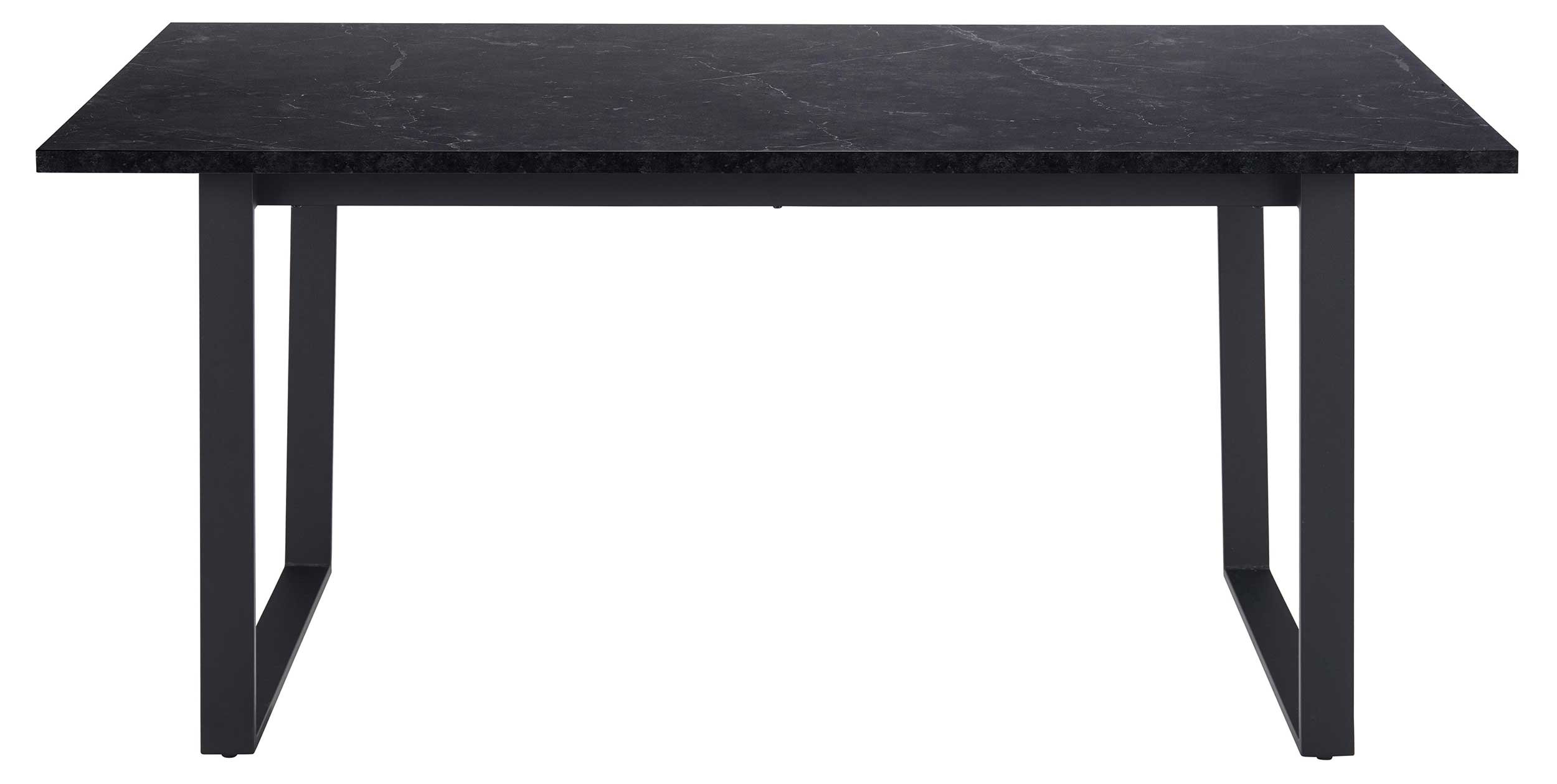 Table à manger Amanda 160x90 - marbre/noir - Image 7