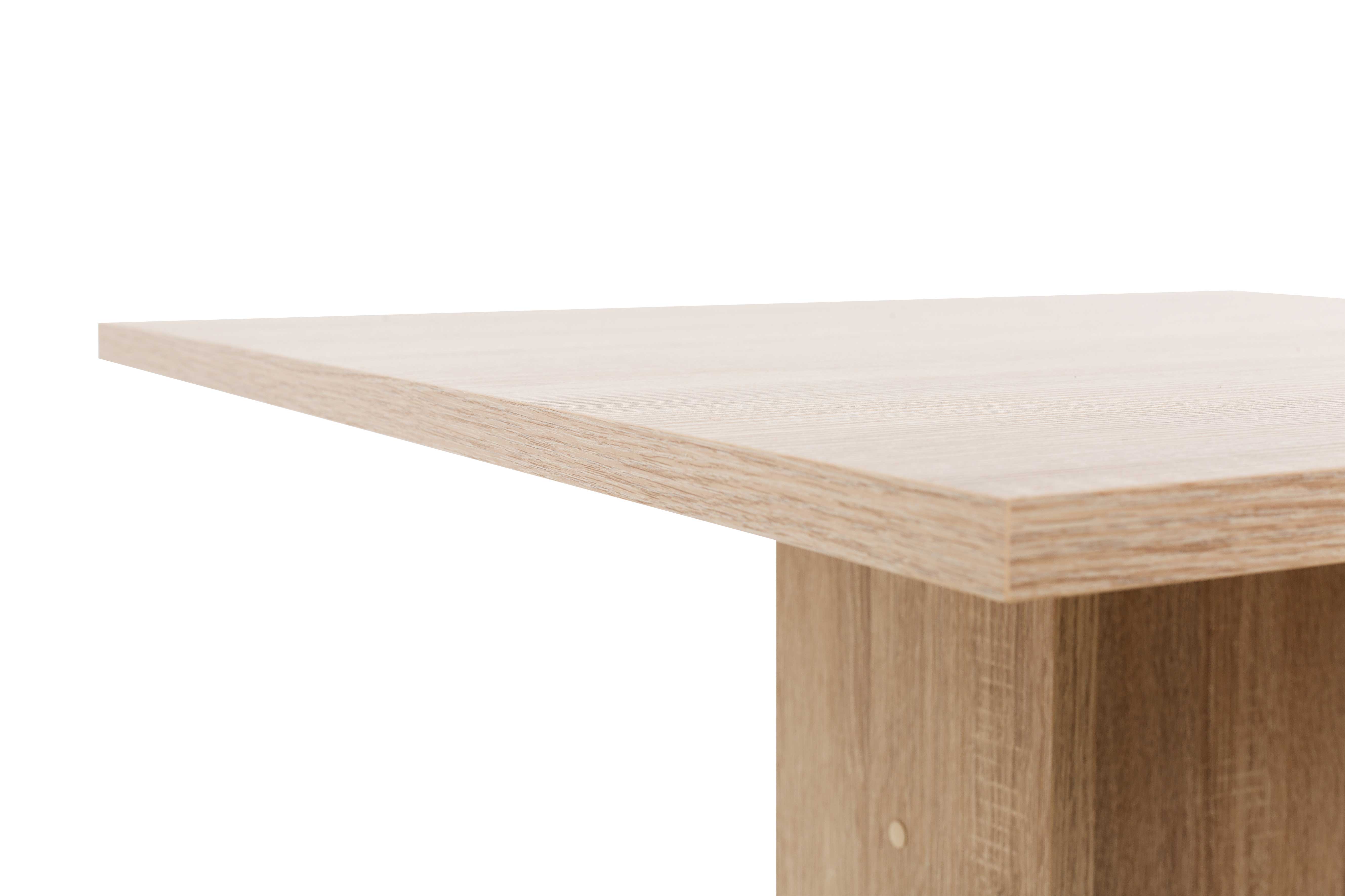 Table à manger Christina 80cm - décor en chêne - Image 5