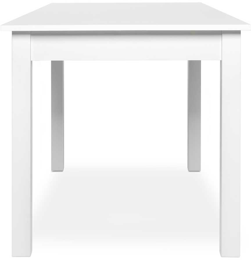 Table à manger extensible Coburg 137/177 - blanc - Image 5