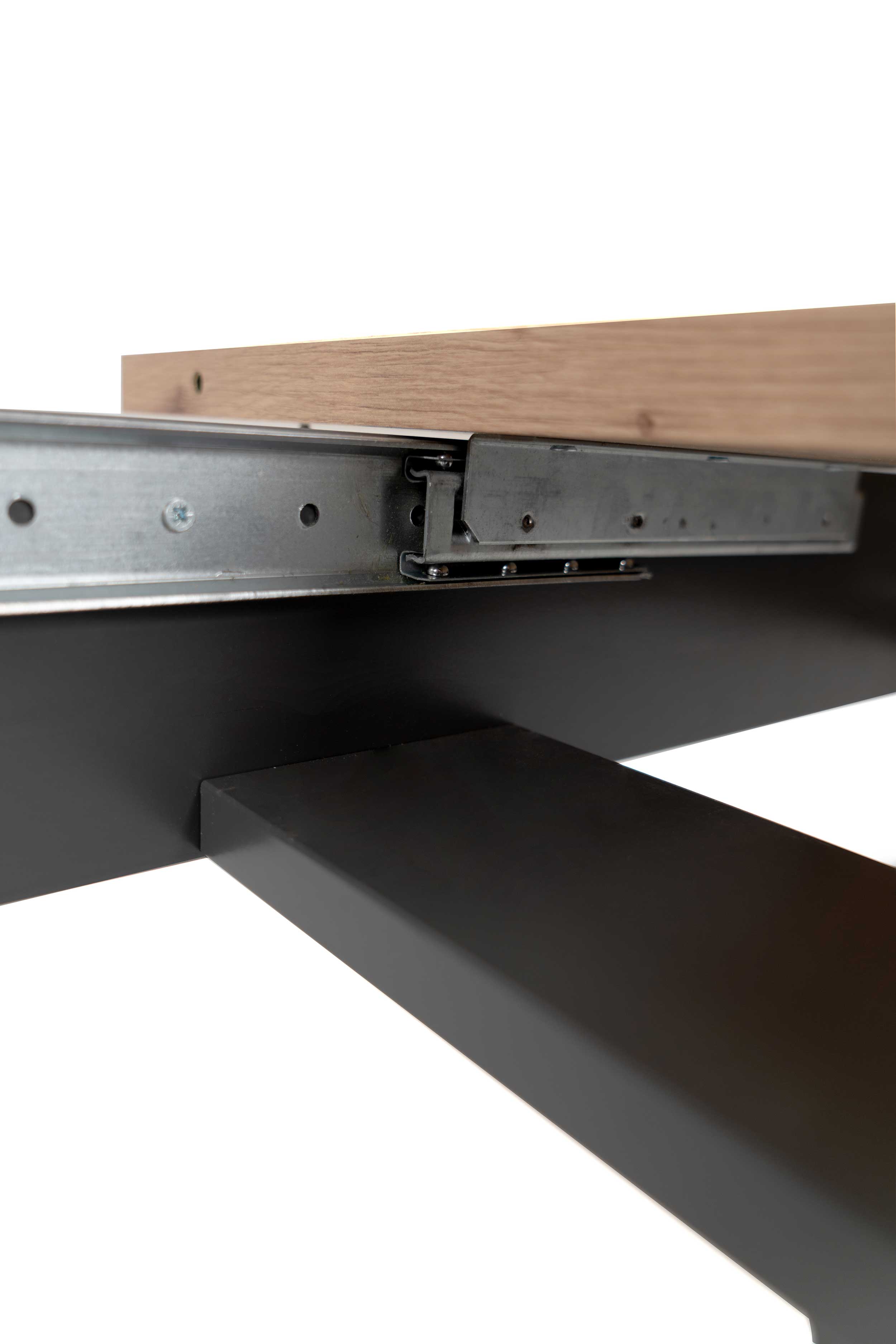 Table à manger extensible Damon 160/200x90 - chêne sonoma/anthracite - Image 5