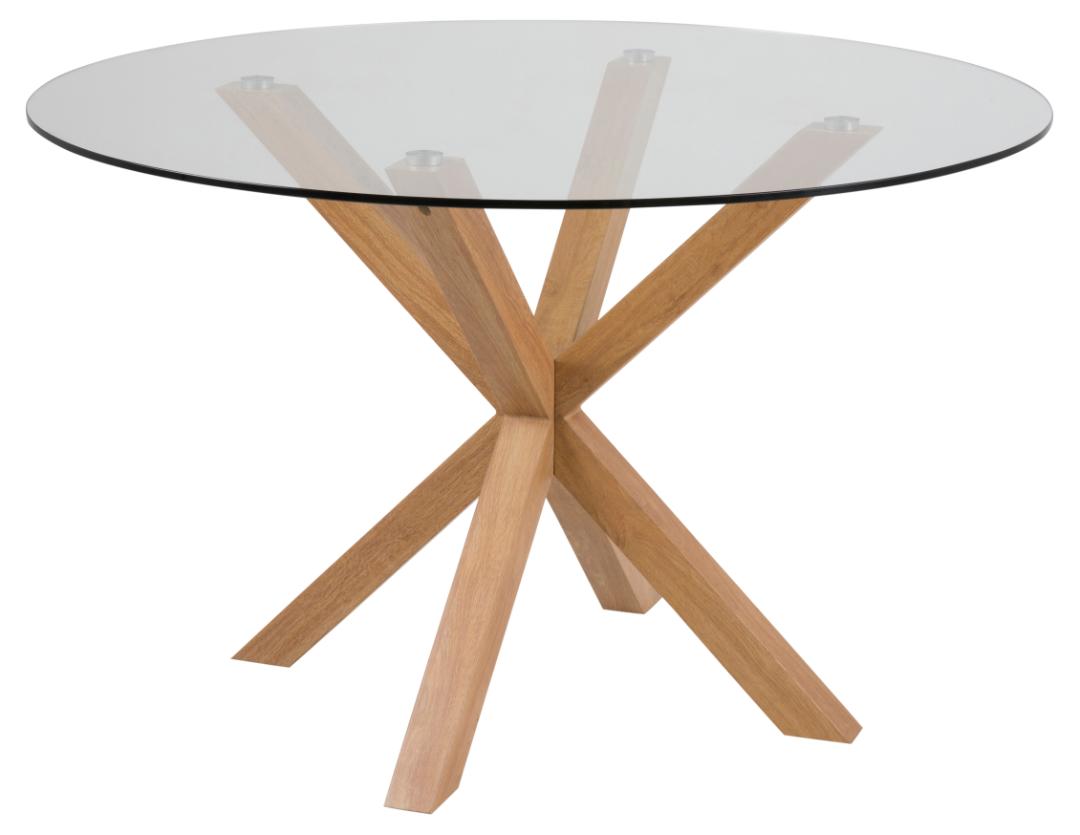 Table à manger Hennie ø119cm - décor chêne clair - Image 9