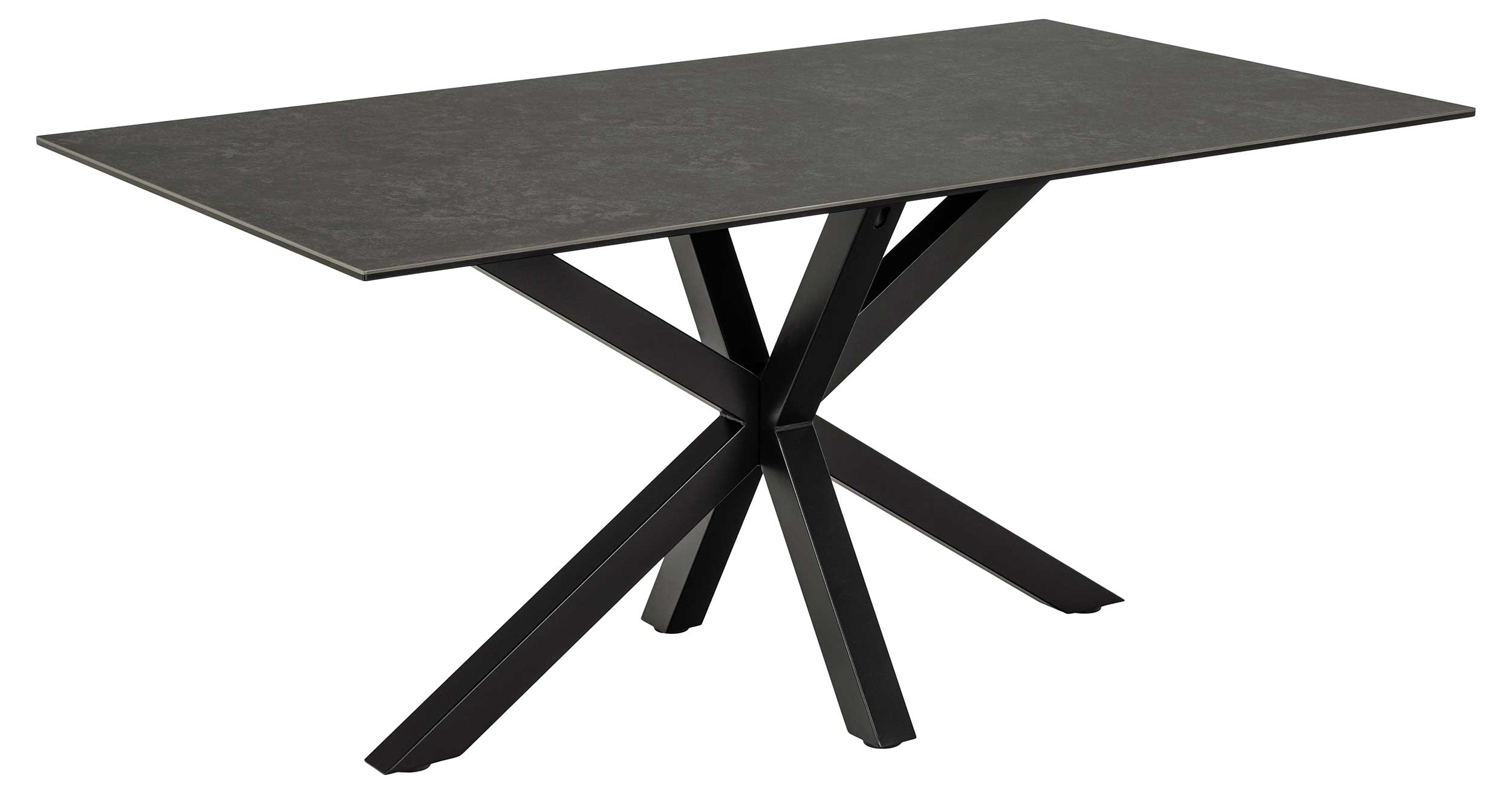 Table à manger Hennie 160x90 céramique - noir - Image 8