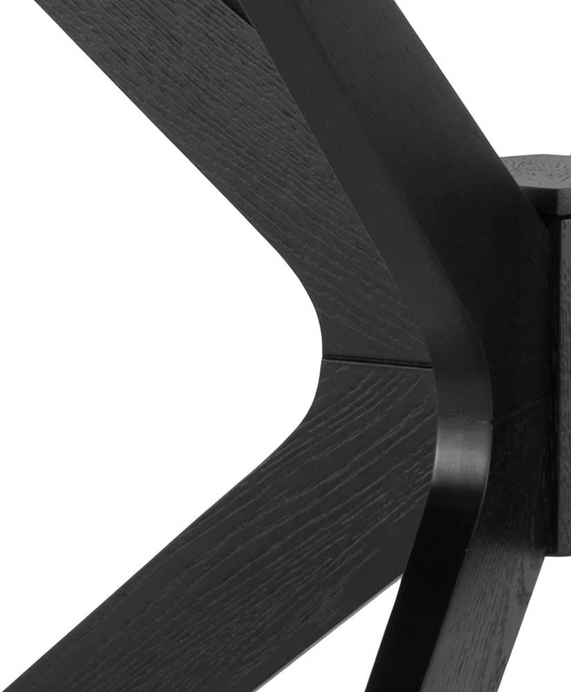 Table à manger Laurence ø105cm - noir - Image 3