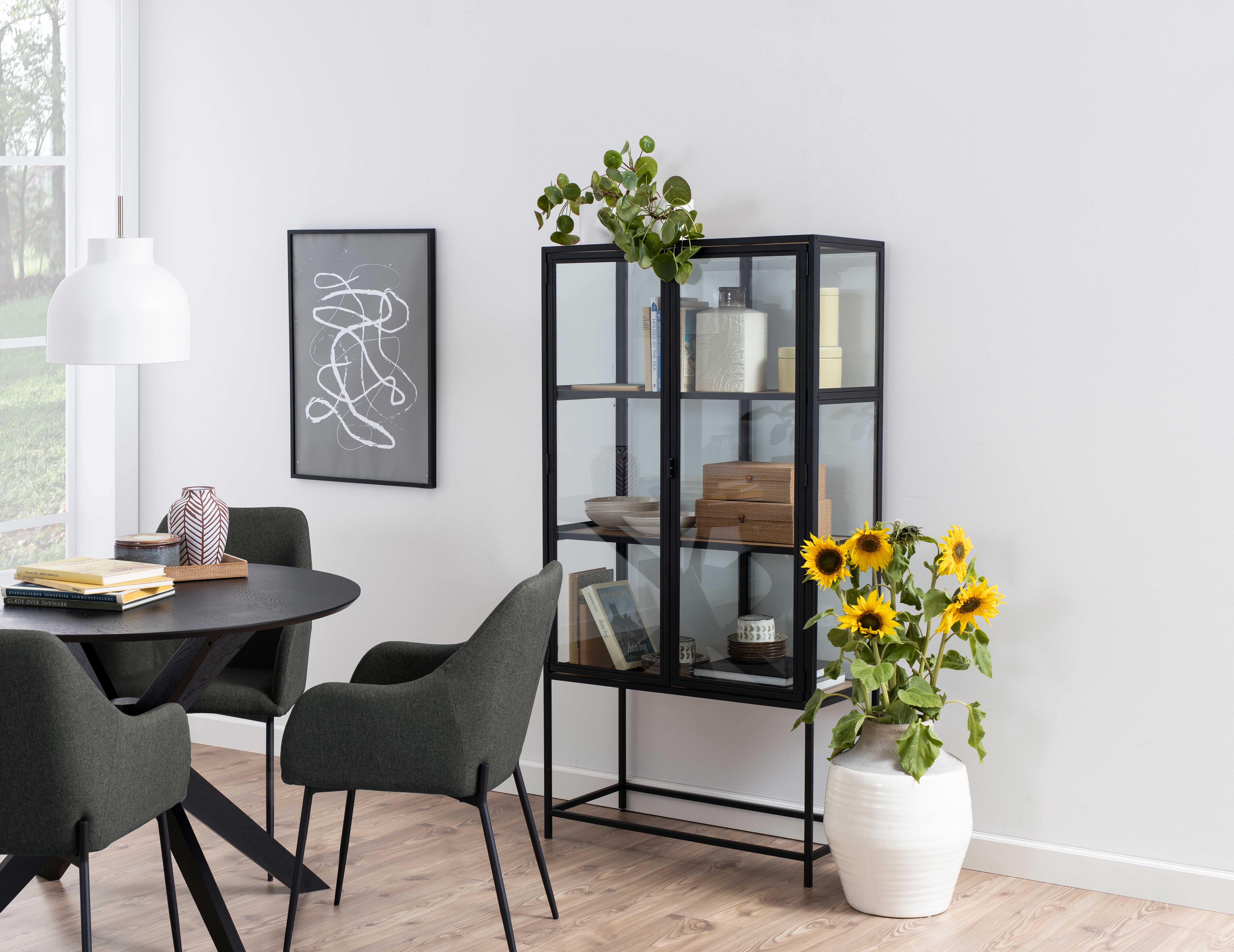 Table à manger Laurence ø105cm - noir - Image 6