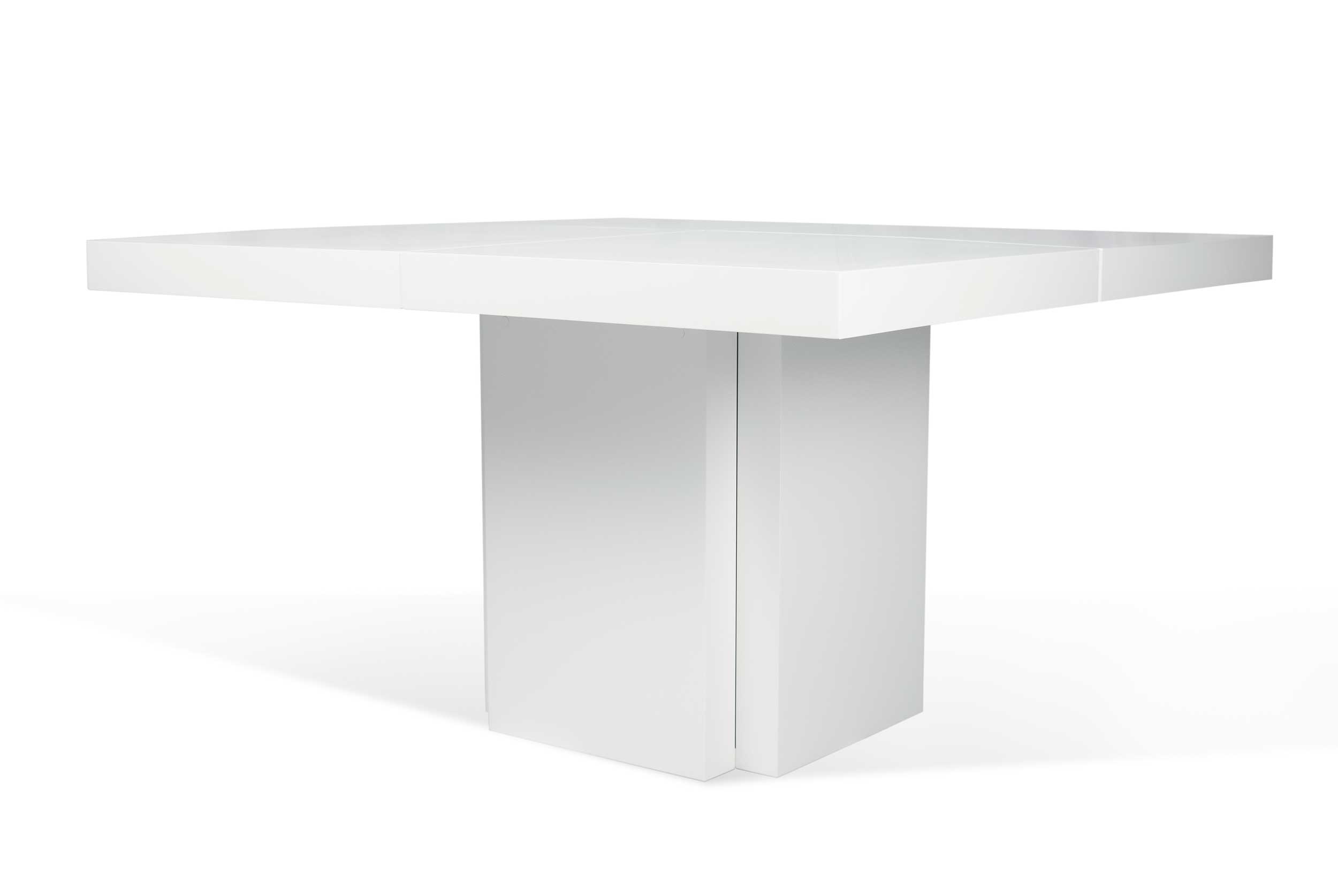 Table à manger Mundus 150 x 150 cm - blanc brillant - Image 11