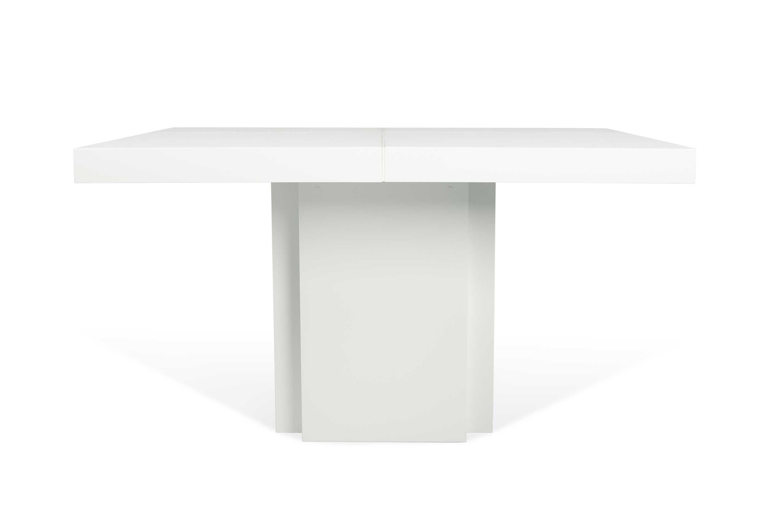 Table à manger Mundus 150 x 150 cm - blanc brillant - Image 7