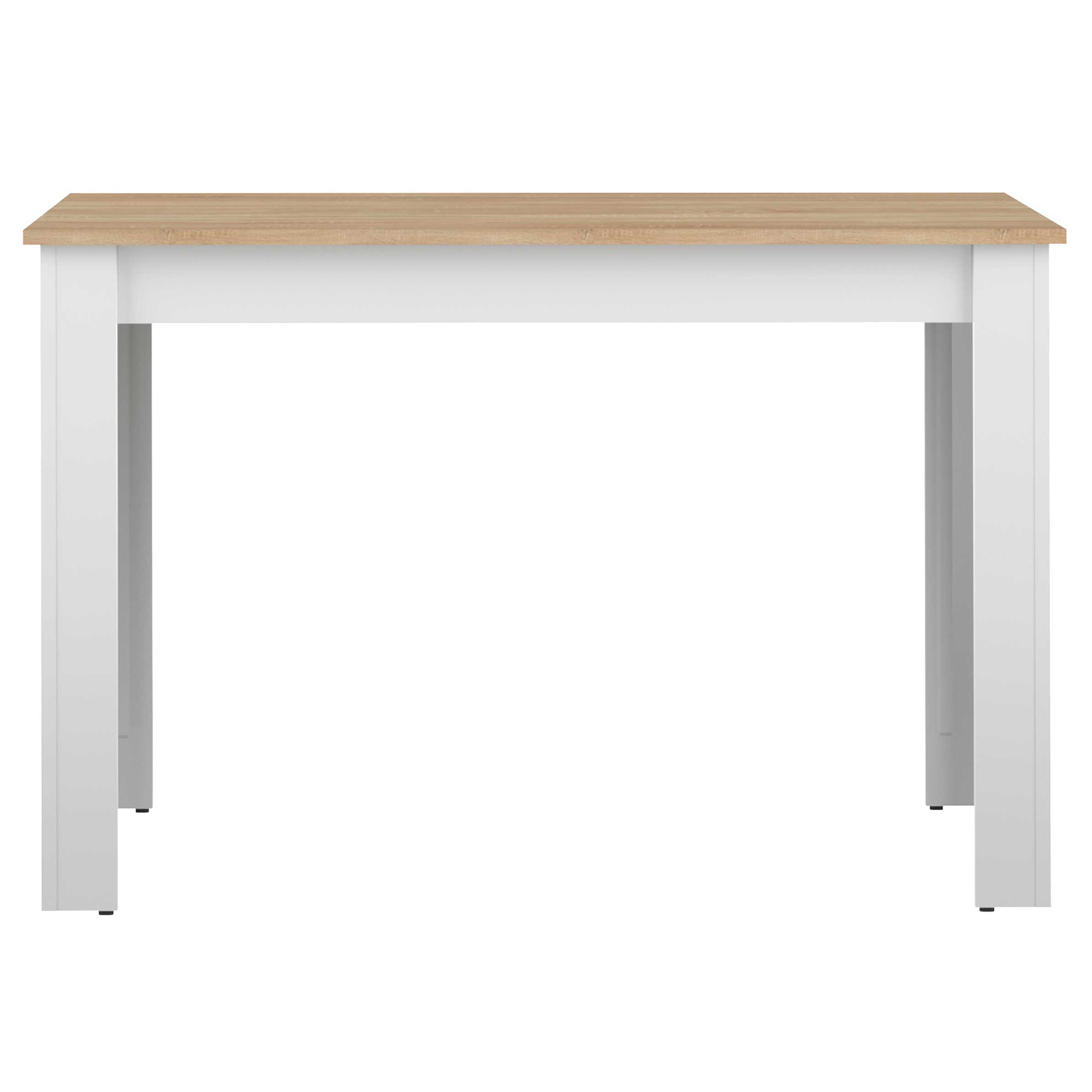Table à manger Nice 110x70cm - blanc/chêne - Image 9