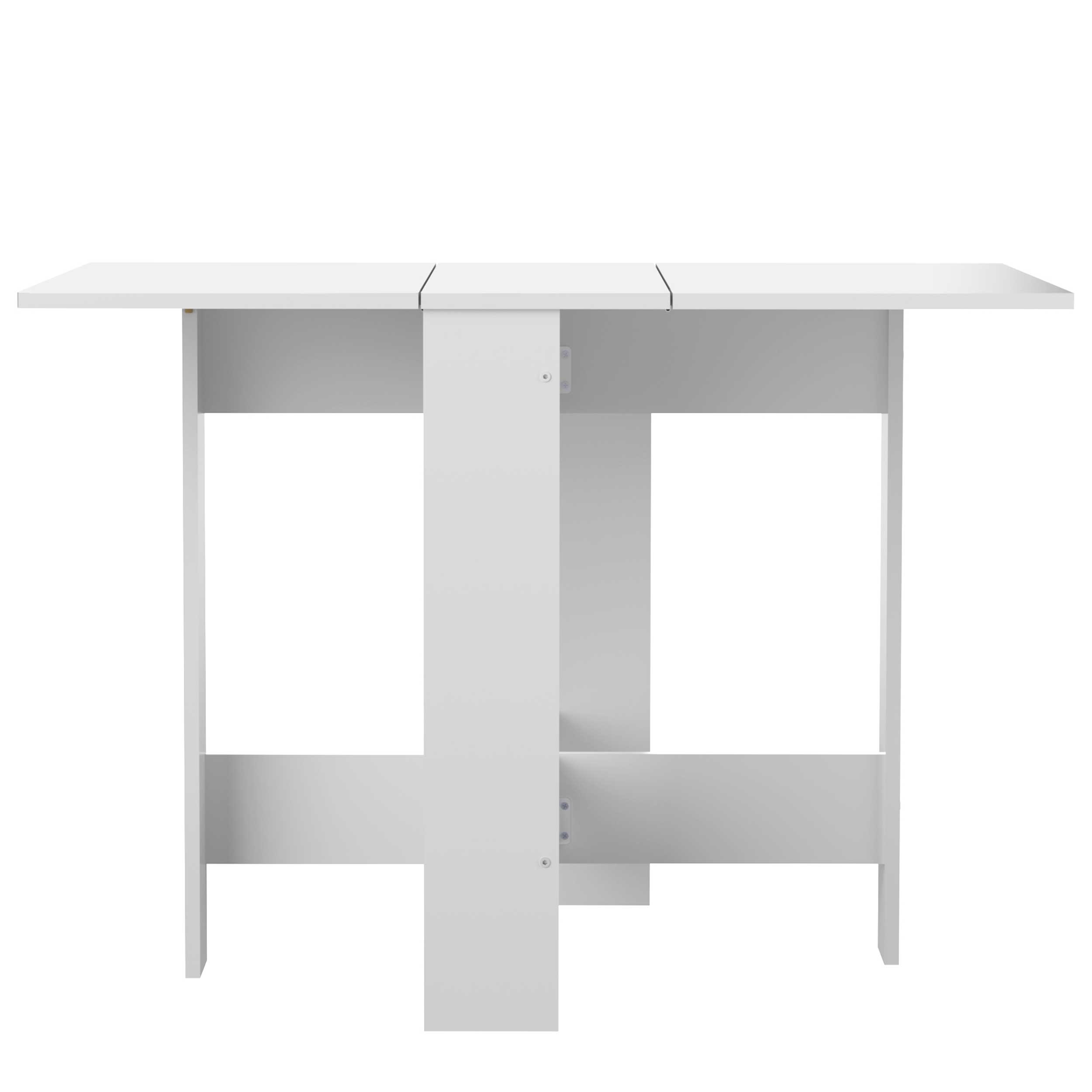 Table à manger pliable Papillon 103 cm - blanc - Image 10