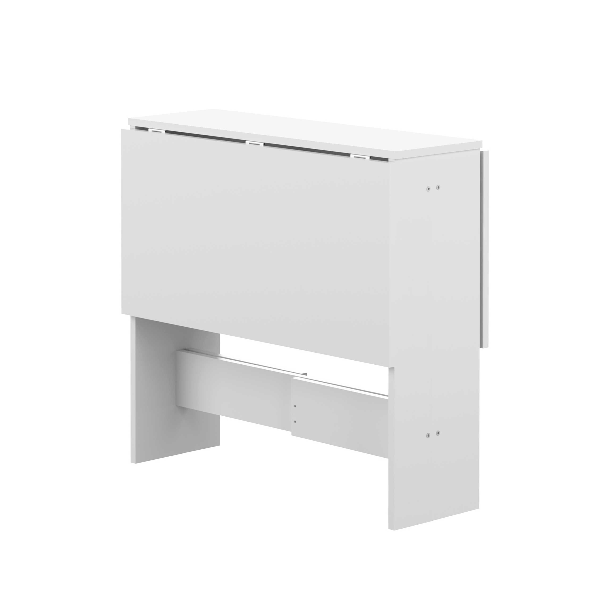 Table à manger pliable Papillon 103 cm - blanc - Image 4