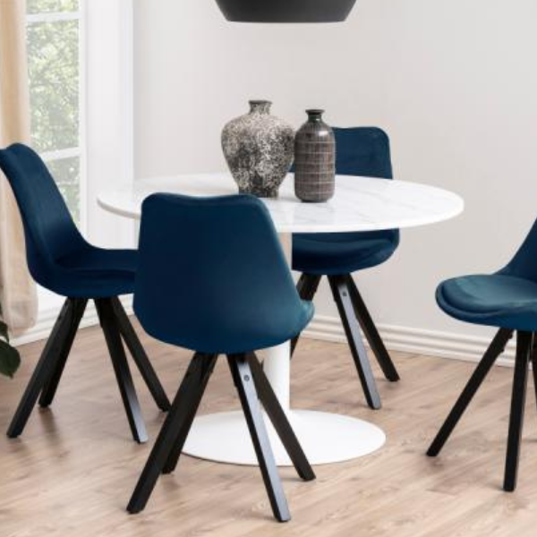 Table à manger Tarro ø110cm - blanc - Image 1