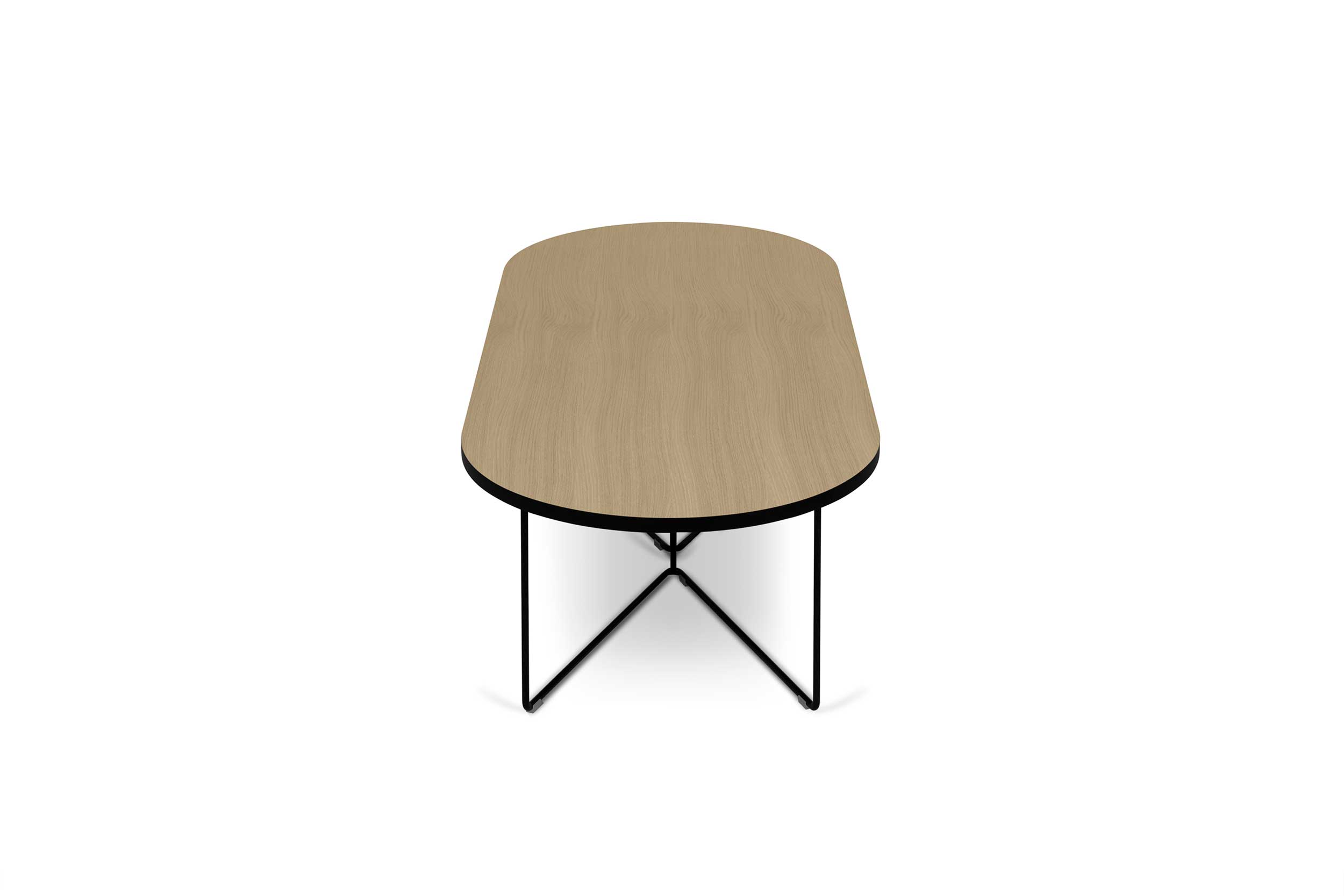 Table basse Adil 136cm - chêne/noir - Image 7