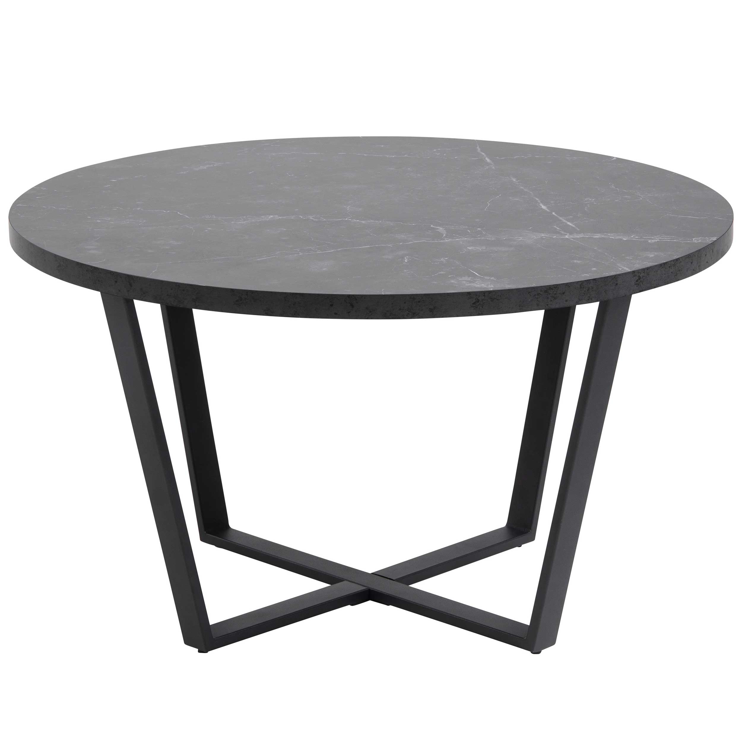 Table basse Amanda Ø77 - marbre/noir - Image 7