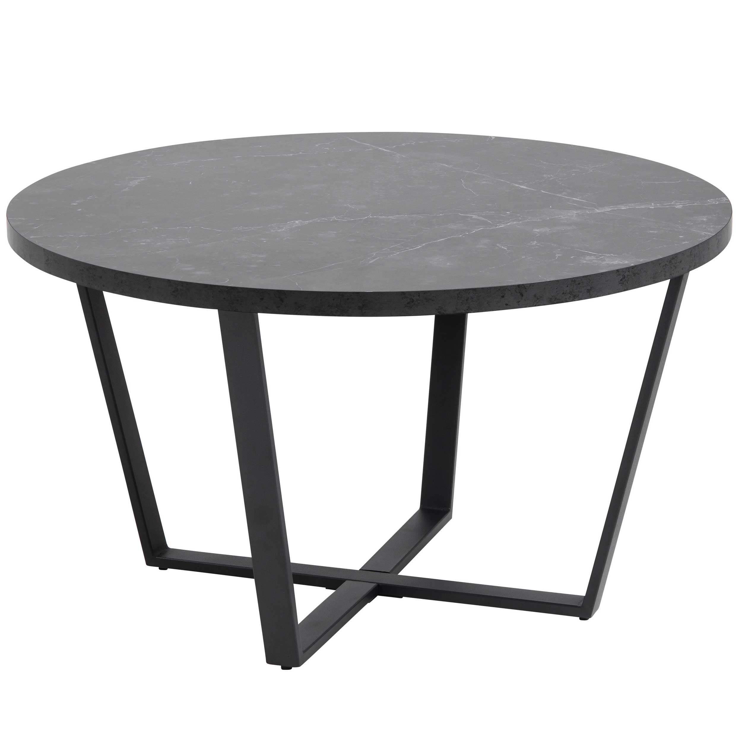 Table basse Amanda Ø77 - marbre/noir - Image 9