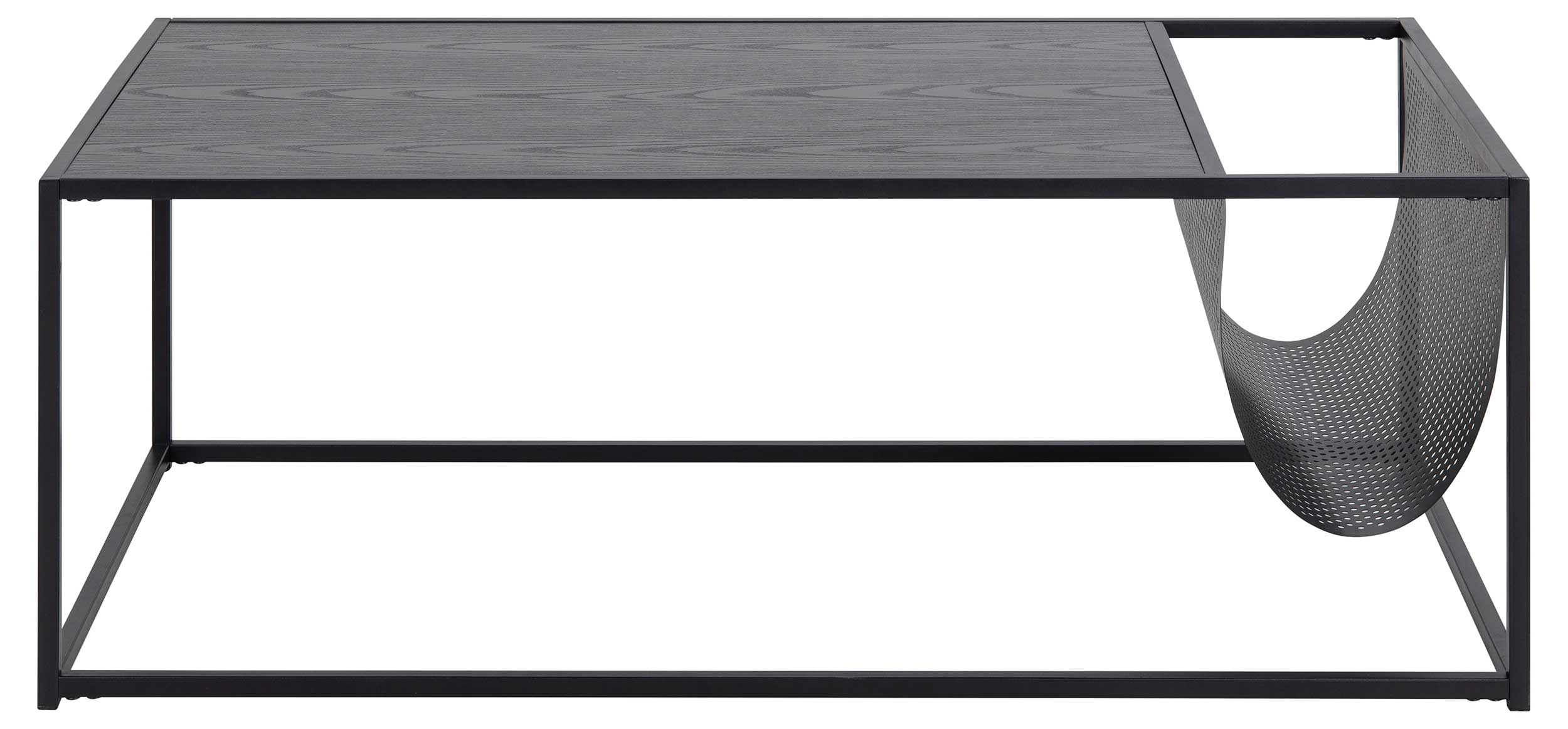 Table basse avec porte-revues Dover - noir - Image 7