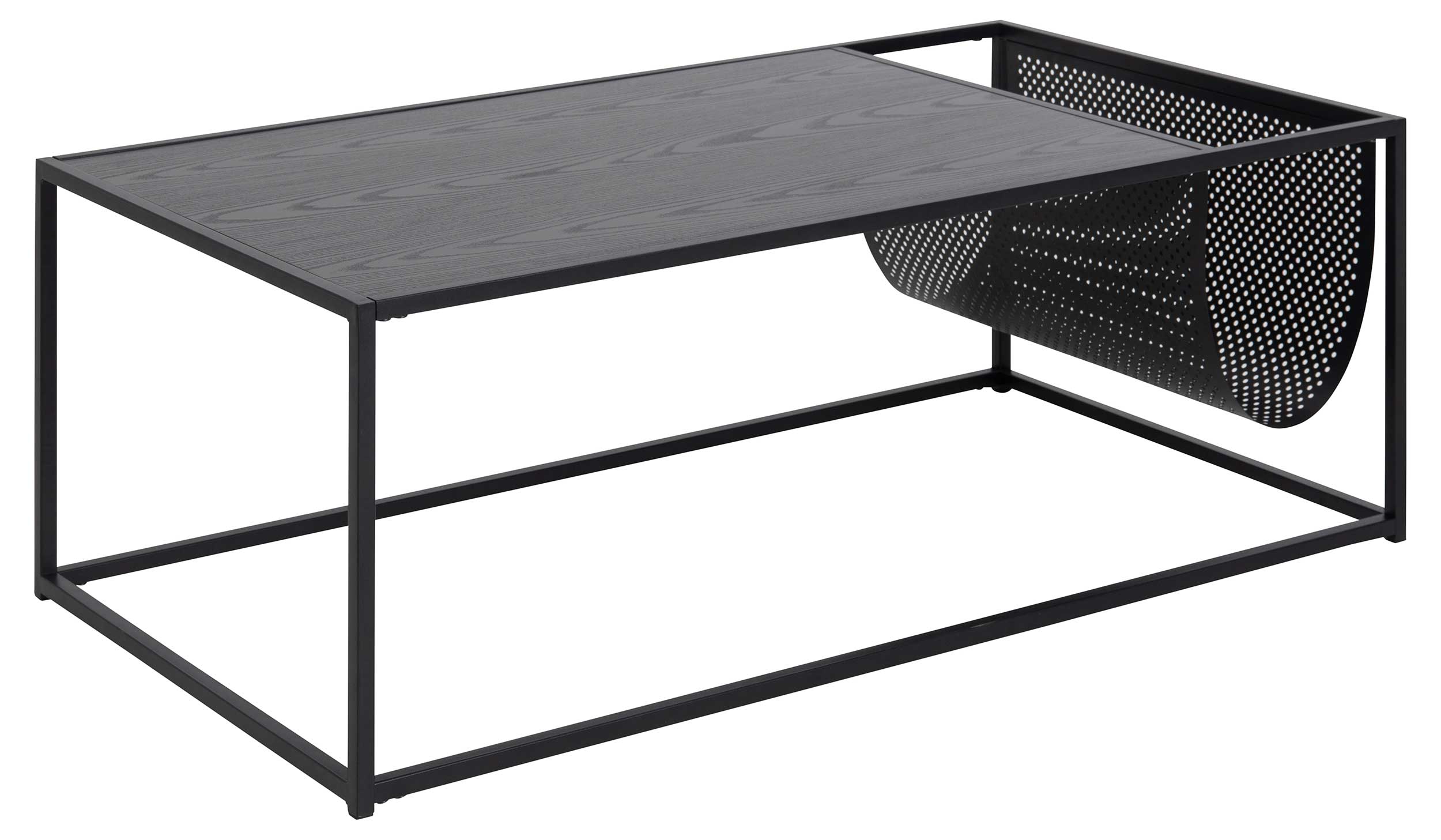 Table basse avec porte-revues Dover - noir - Image 10