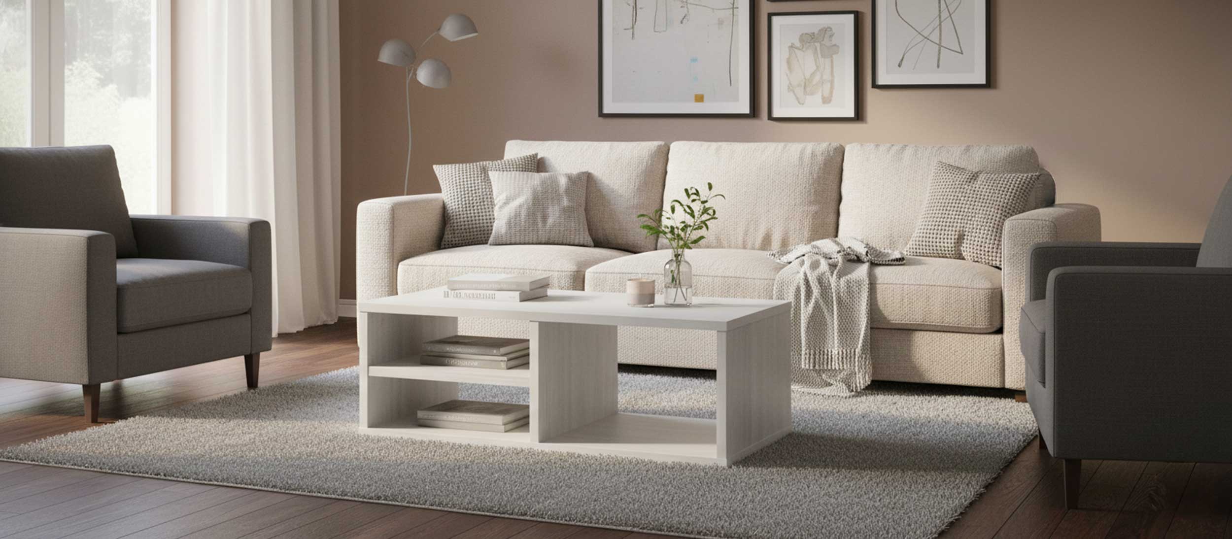 Table basse avec tablette Talent - Image 4