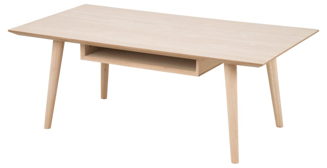 Table basse Cedro 115cm - chêne blanc - Image 4