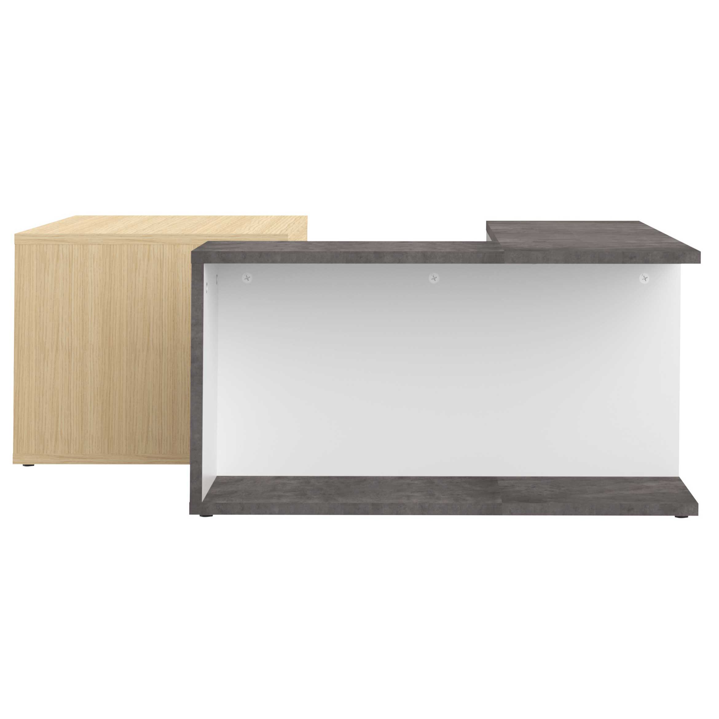 Table basse Cleo - béton/chêne - Image 5