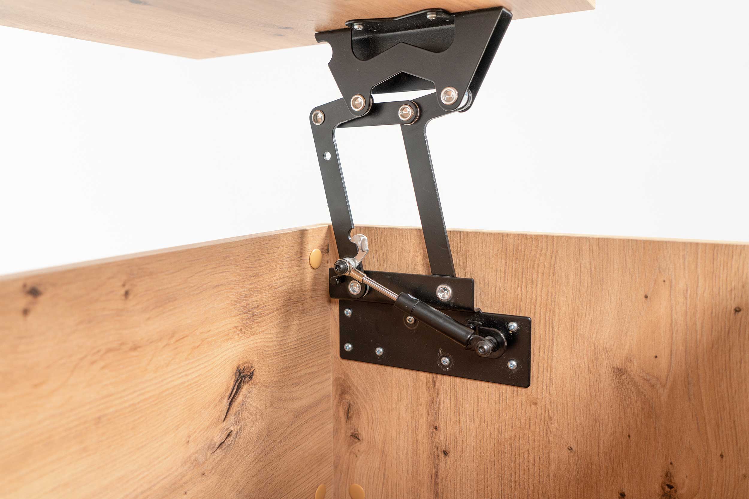 Table basse Comas 103x67 avec 1 porte - chêne - Image 2