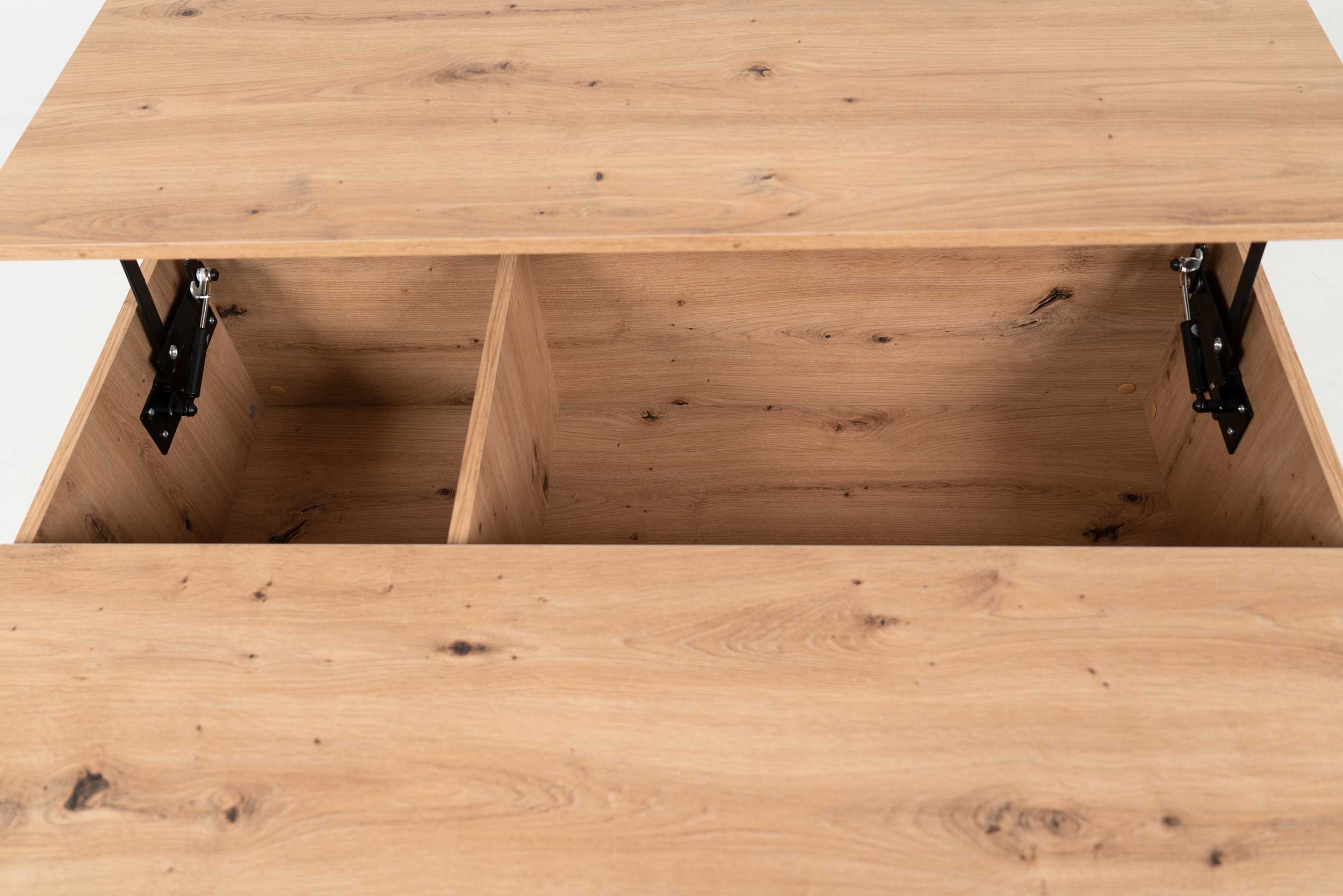 Table basse Comas 103x67 avec 1 porte - chêne - Image 3