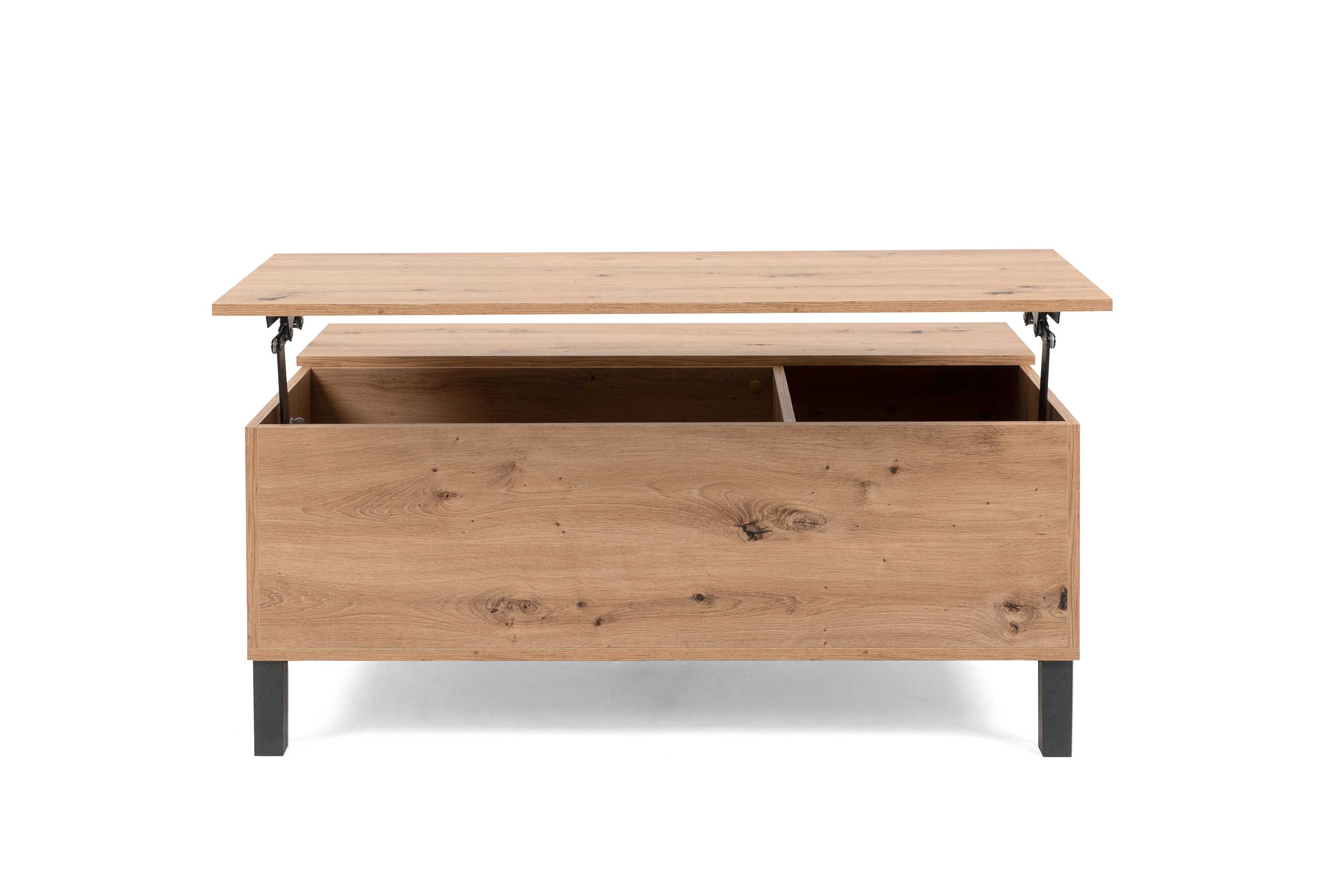 Table basse Comas 103x67 avec 1 porte - chêne - Image 8