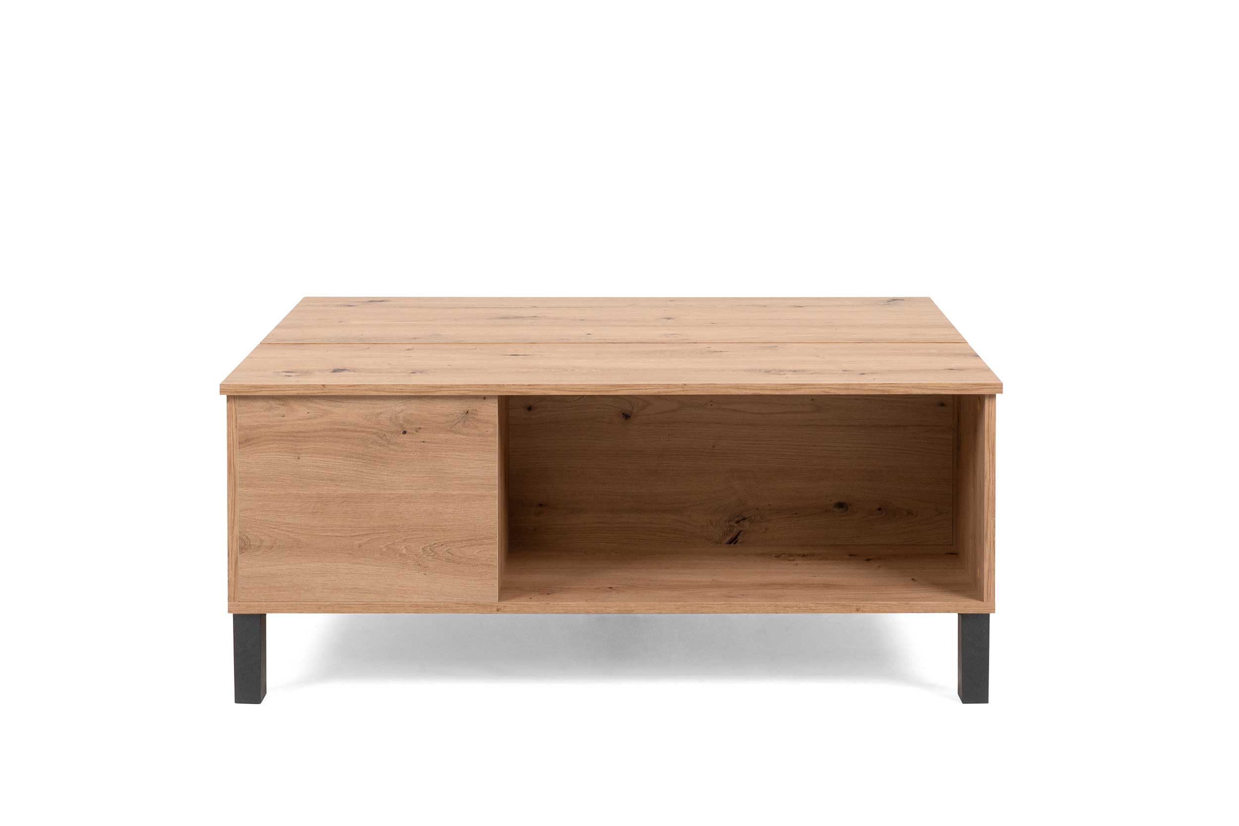 Table basse Comas 103x67 avec 1 porte - chêne - Image 10