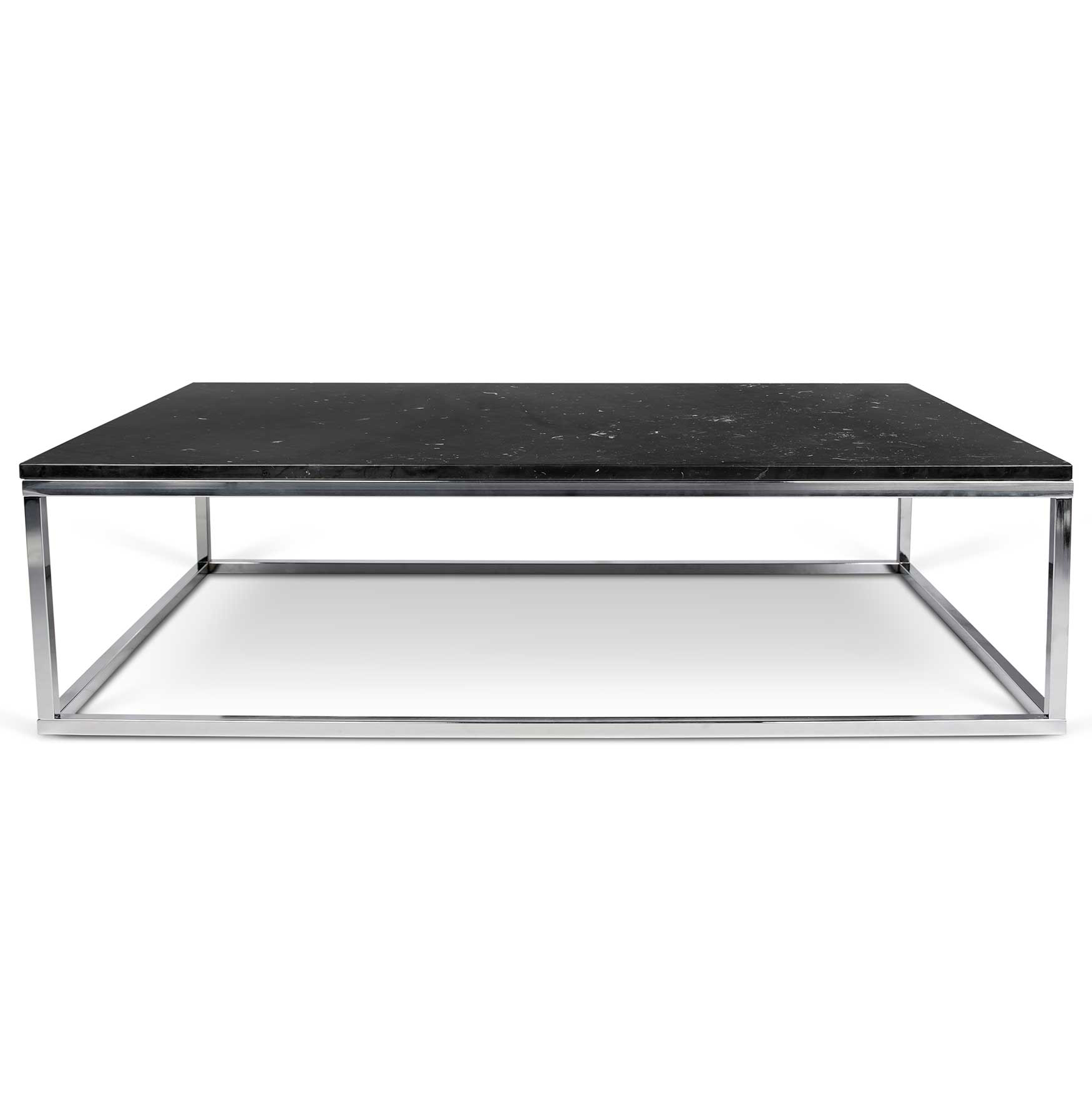 Table basse Prairie - marbre noir/chrome - Image 6