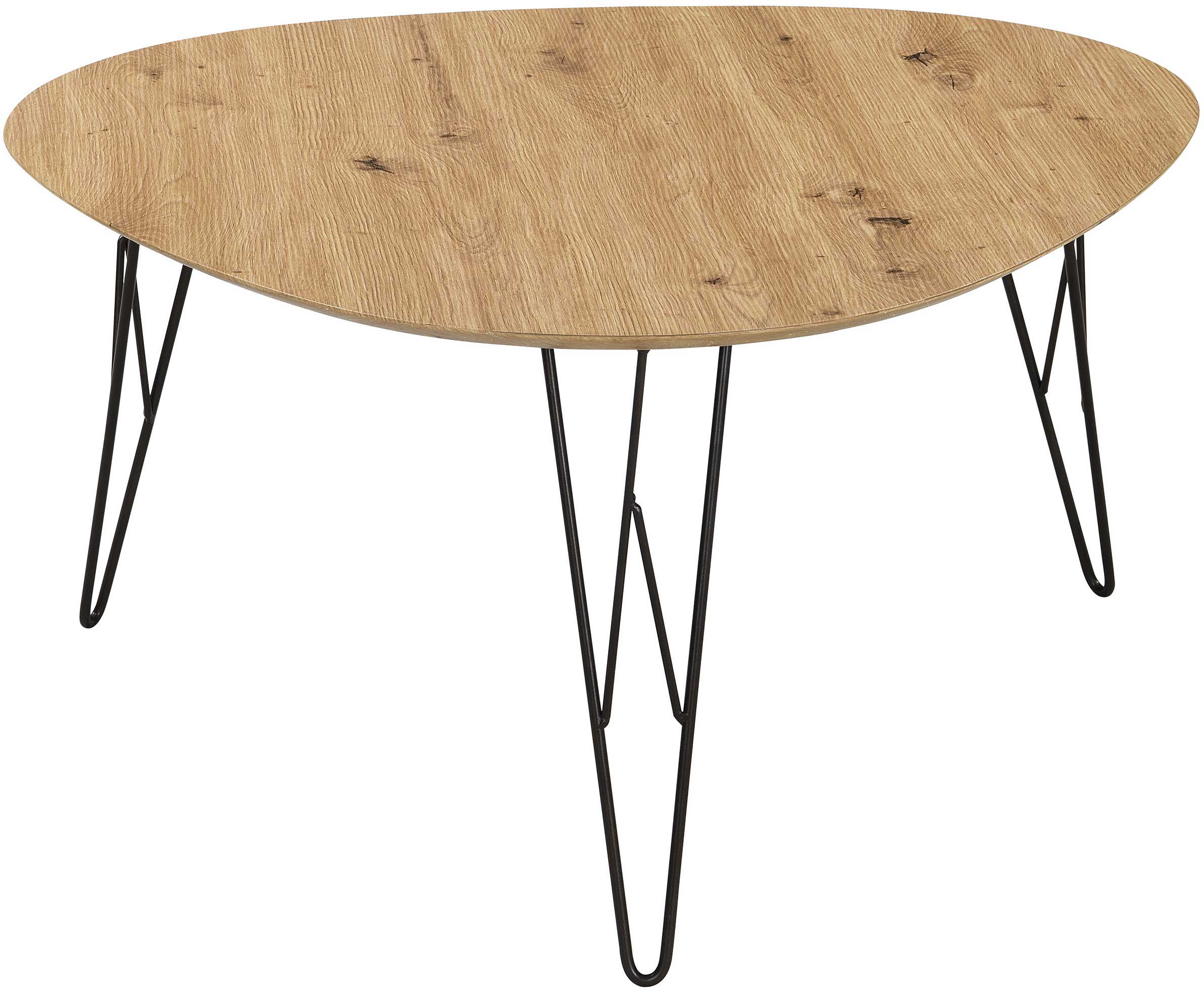 Table basse Ramblas 80x78 - métal/chêne - Image 3