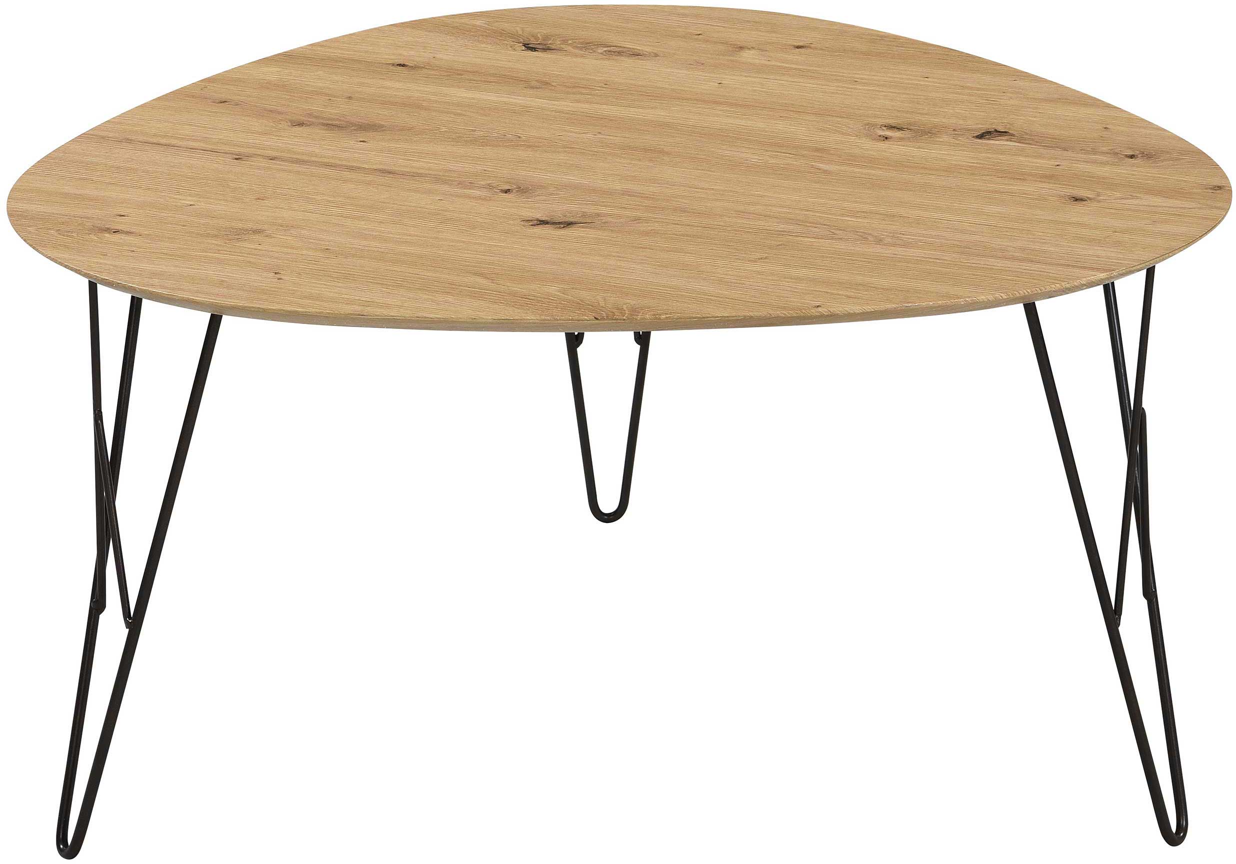 Table basse Ramblas 80x78 - métal/chêne - Image 4