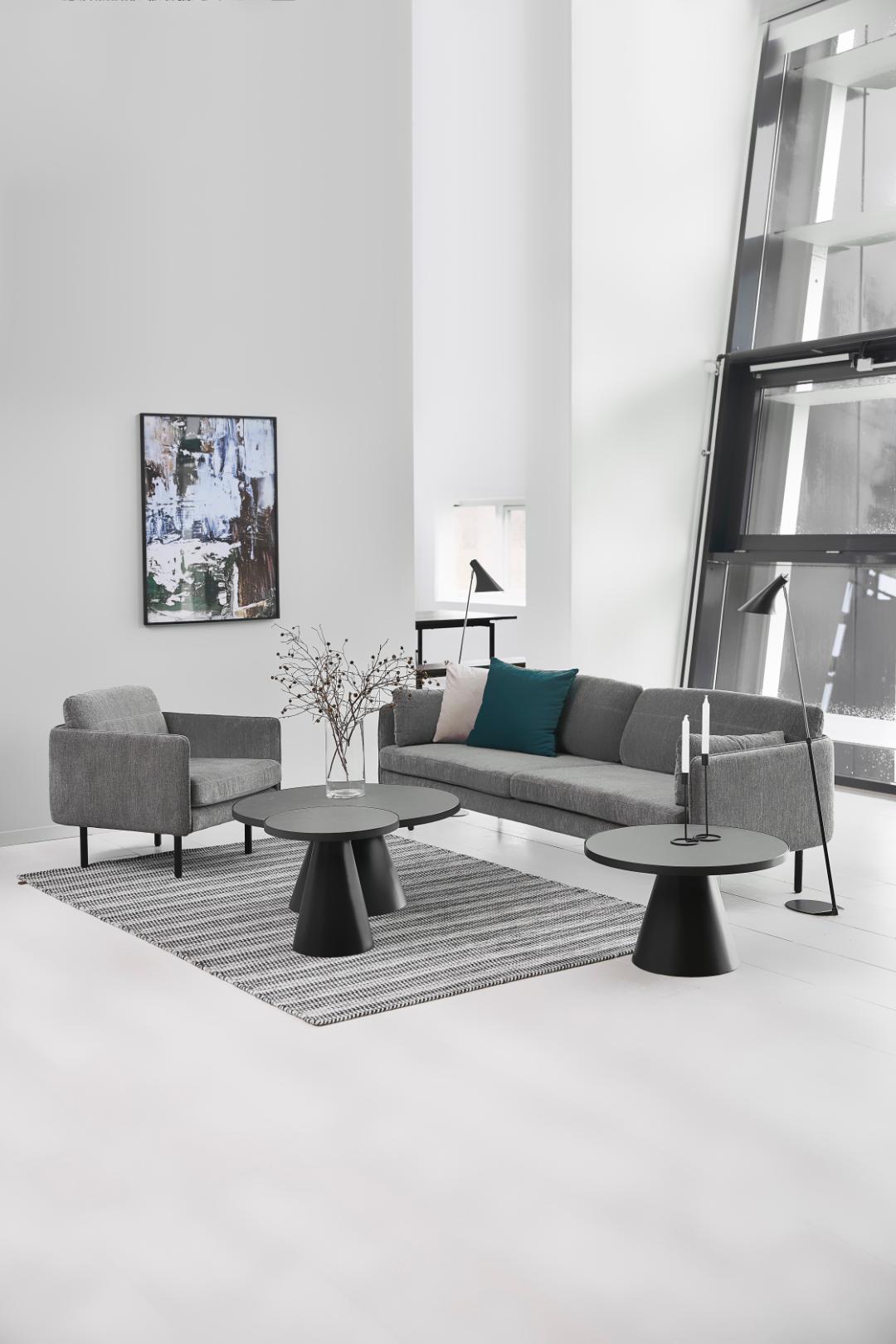 Table basse Sarina ø65cm - noir - Image 7