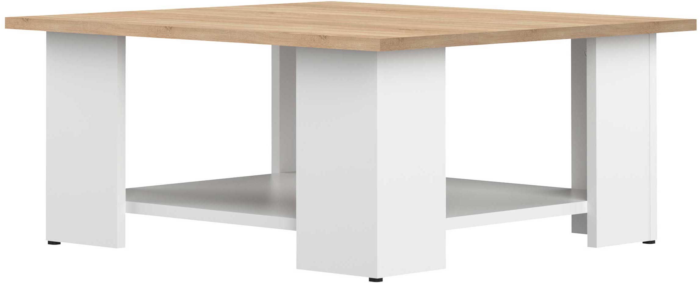 Table basse Square 67x67 - blanc/chêne - Image 8
