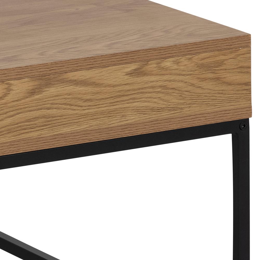 Table basse Willford 80x80 - chêne/noir - Image 5