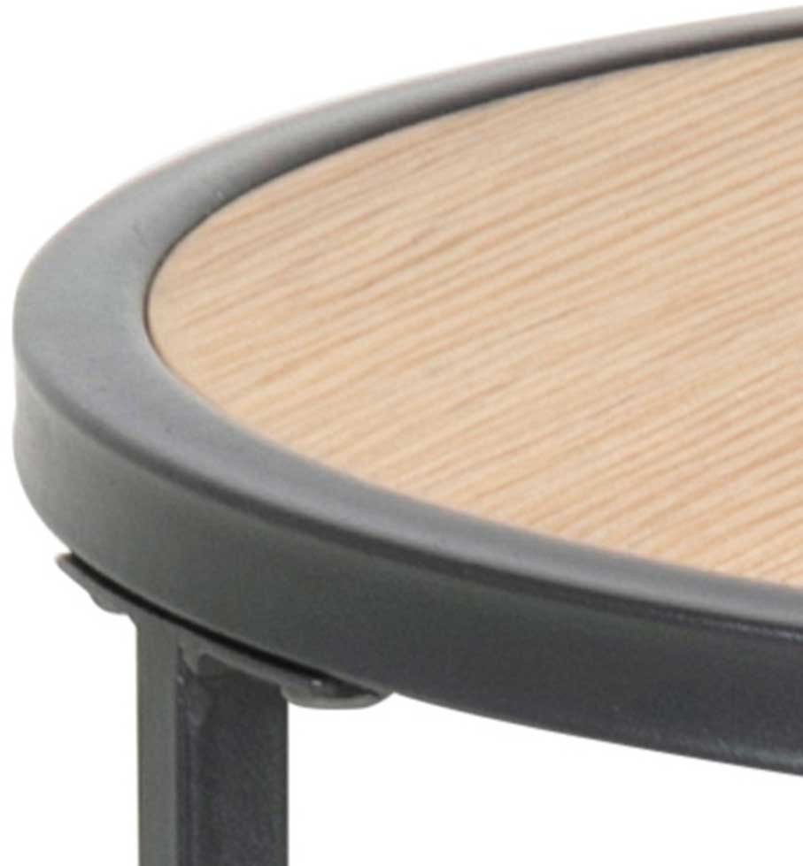 Table d'appoint Dover - noir/chêne sauvage - Image 3