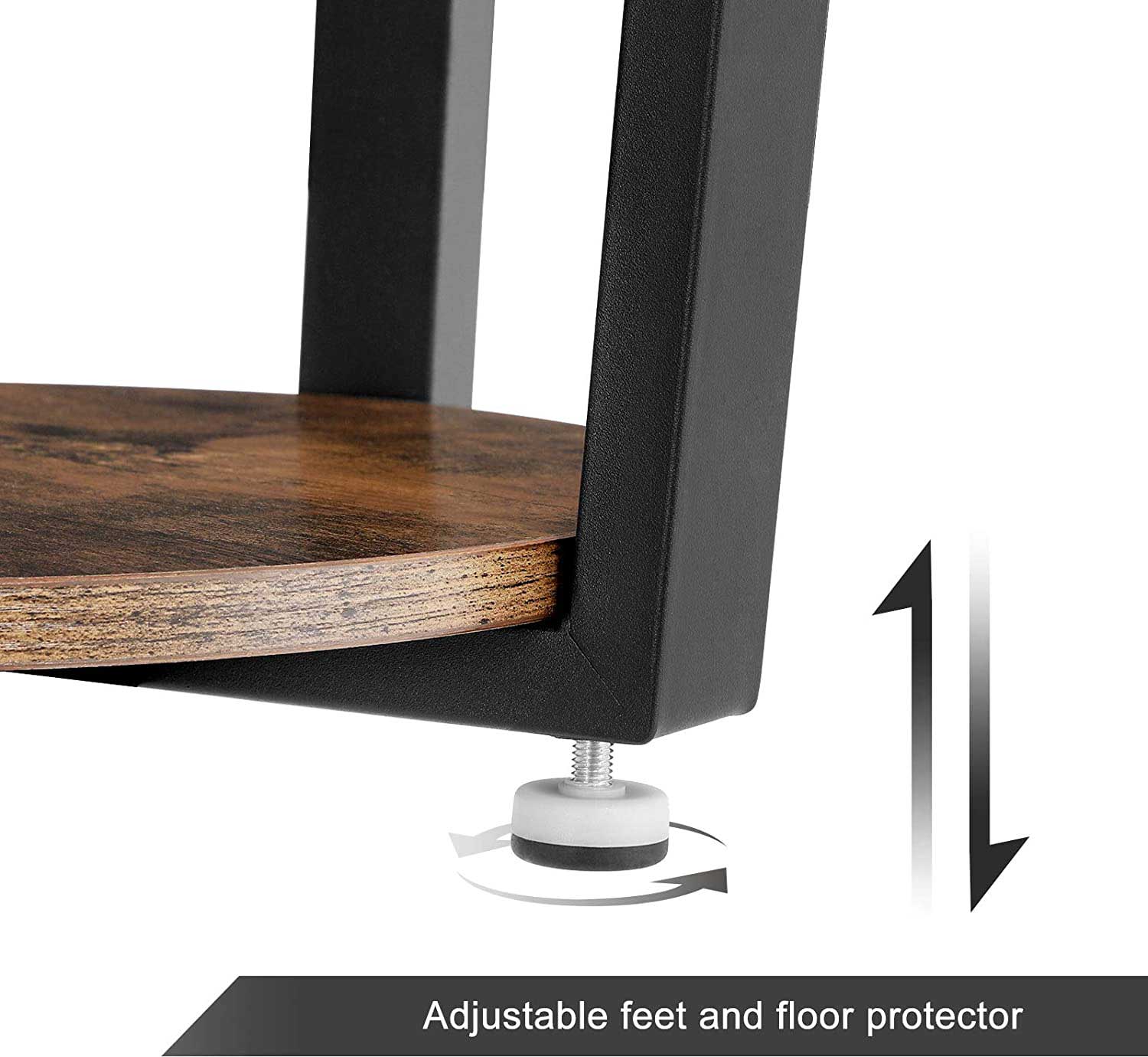 Table d'appoint Firas Ø50 - brun/noir - Image 2