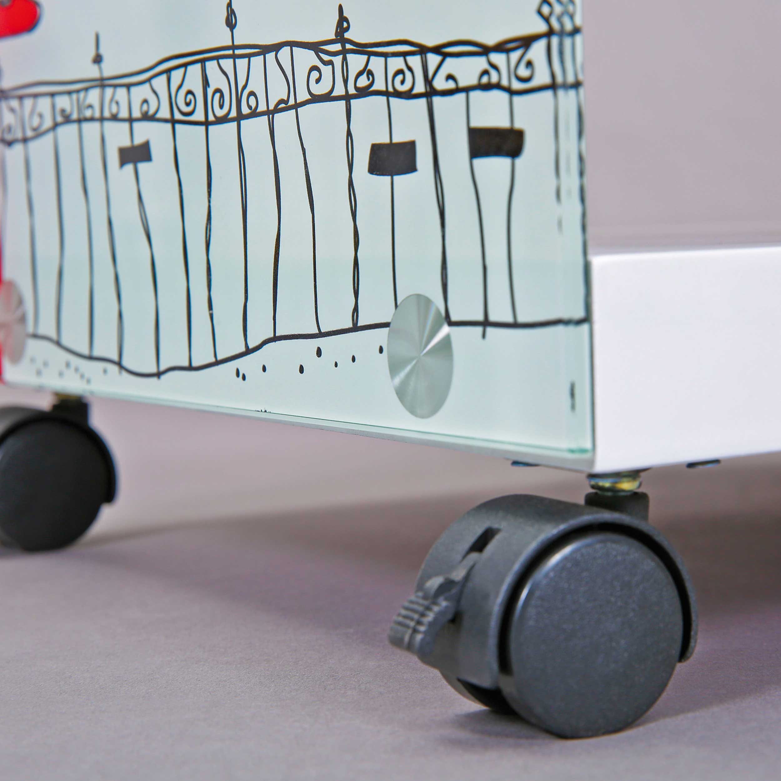 Table d'appoint Londoncube sur roulettes - Image 5