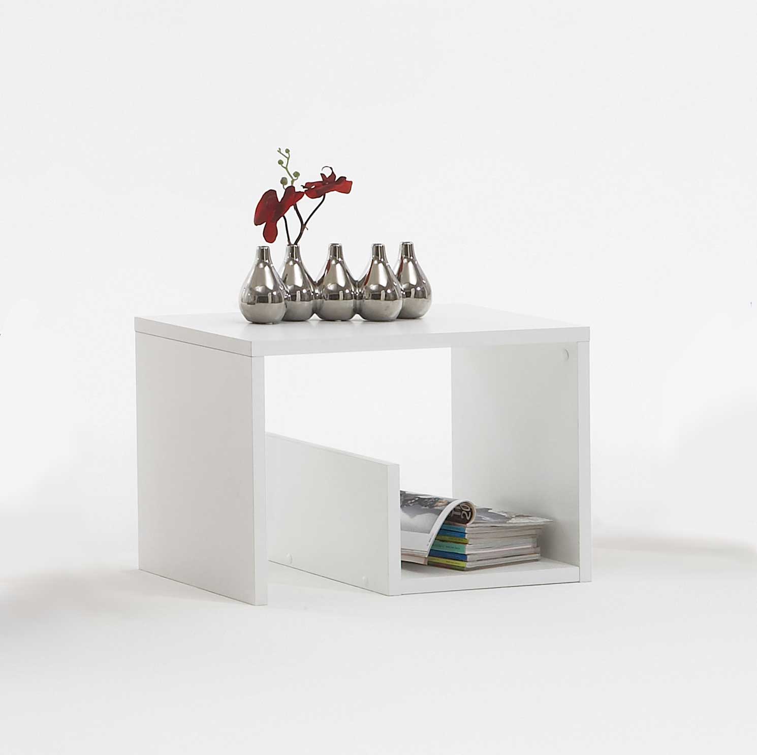 Table d'appoint Mike - blanc - Image 3