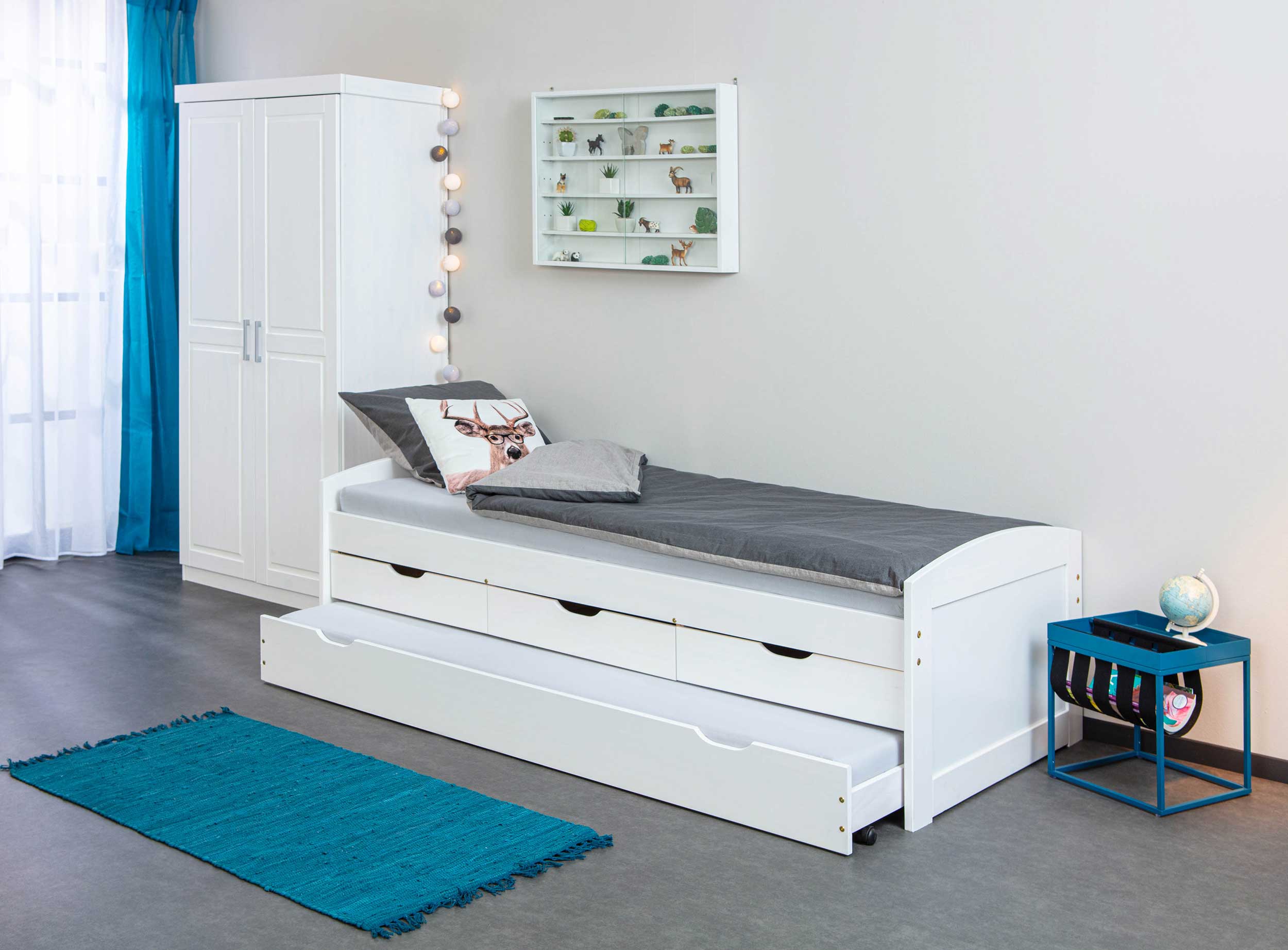 Table d'appoint Nubis 35x35 - bleu/noir - Image 11