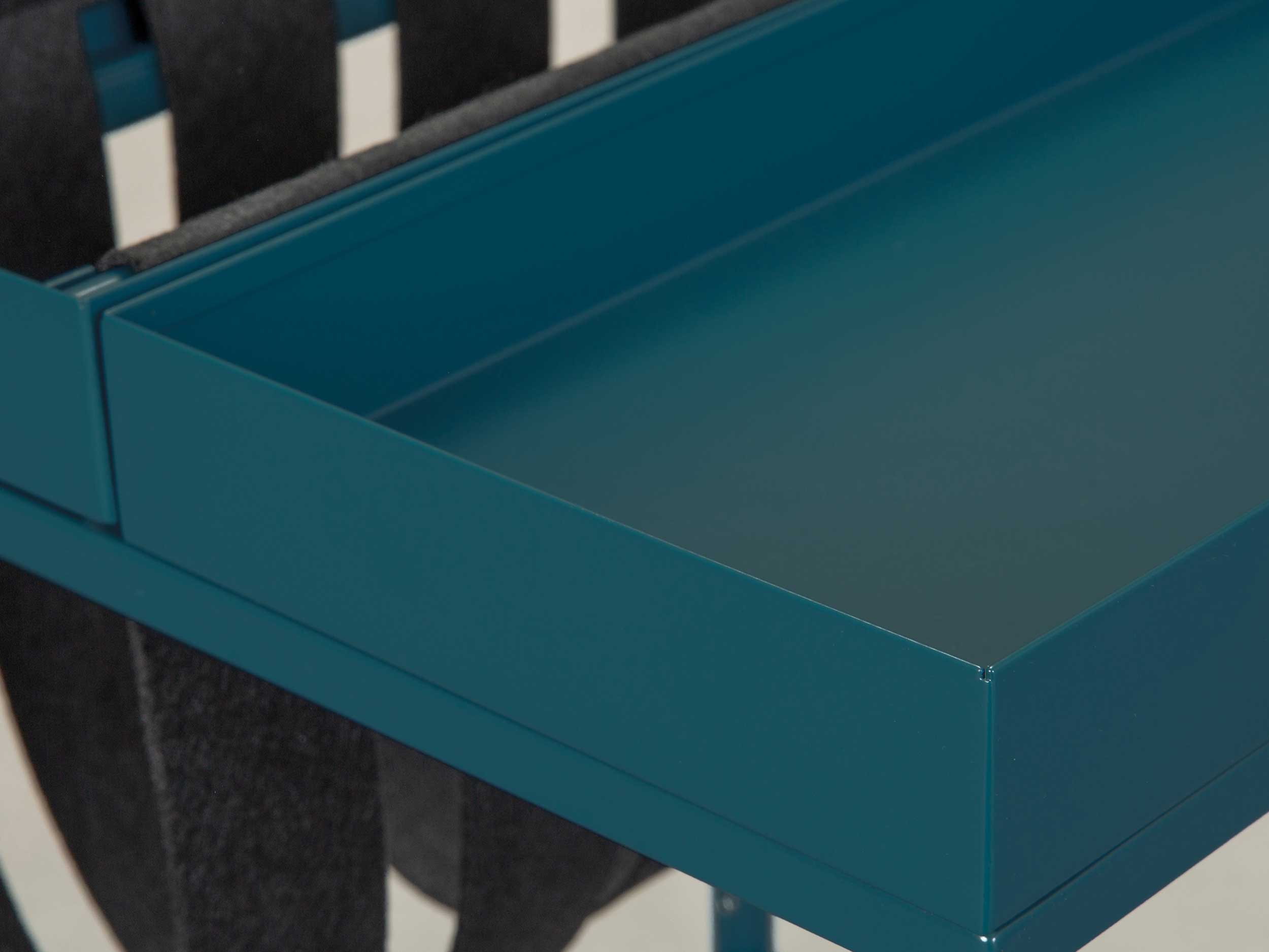 Table d'appoint Nubis 35x35 - bleu/noir - Image 12